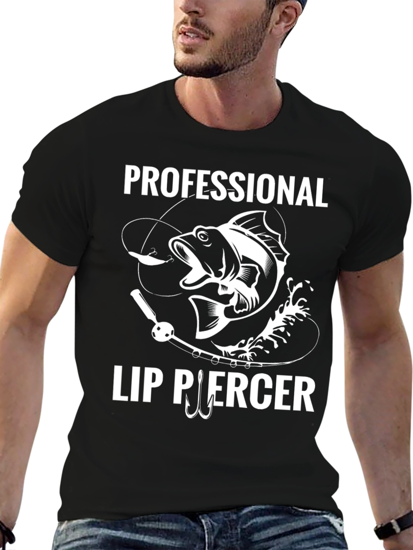 Professional Lip Piercer Fishing T-Shirt