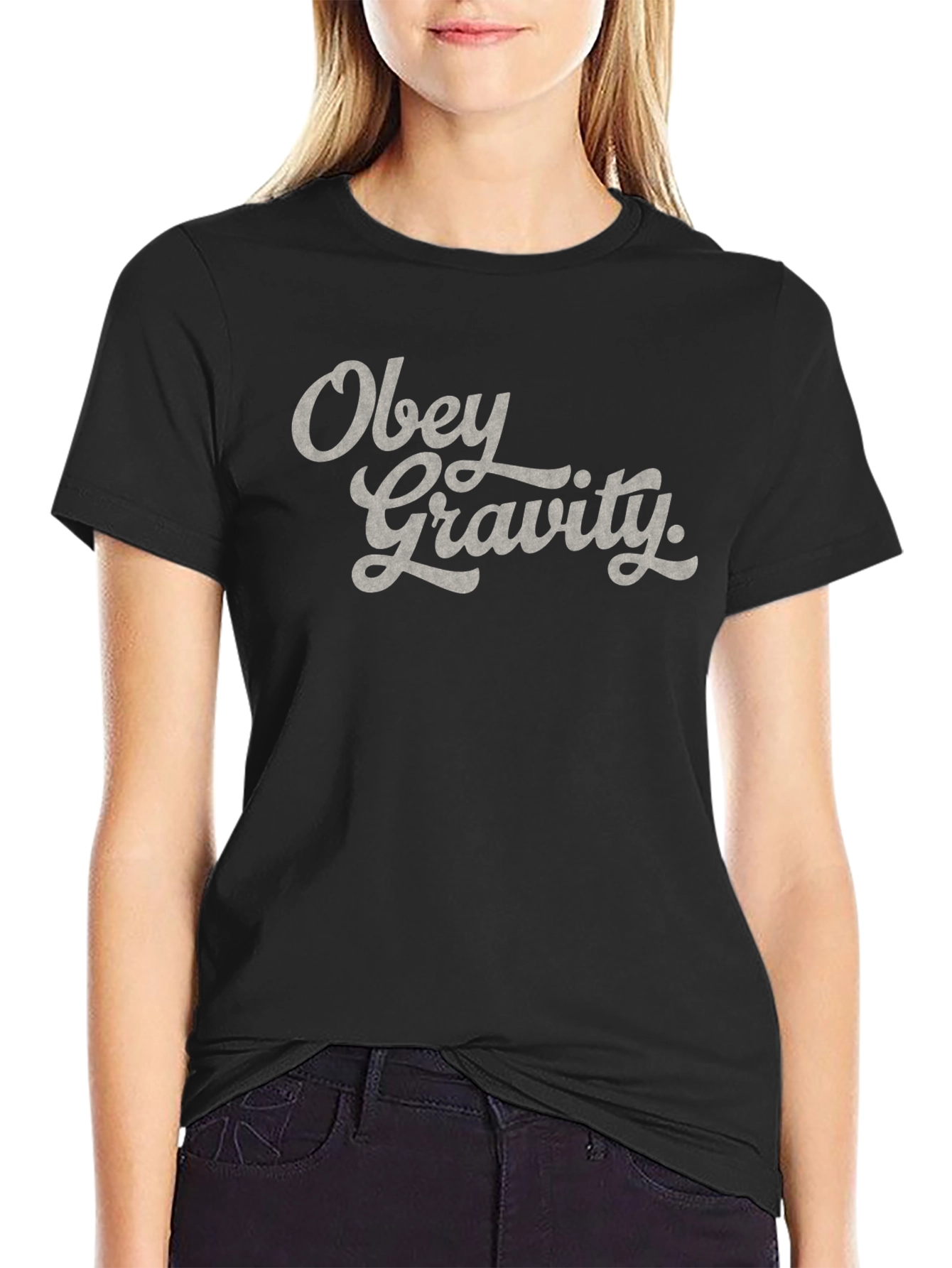 Obey Gravity Graphic Tee - Cool Casual Style