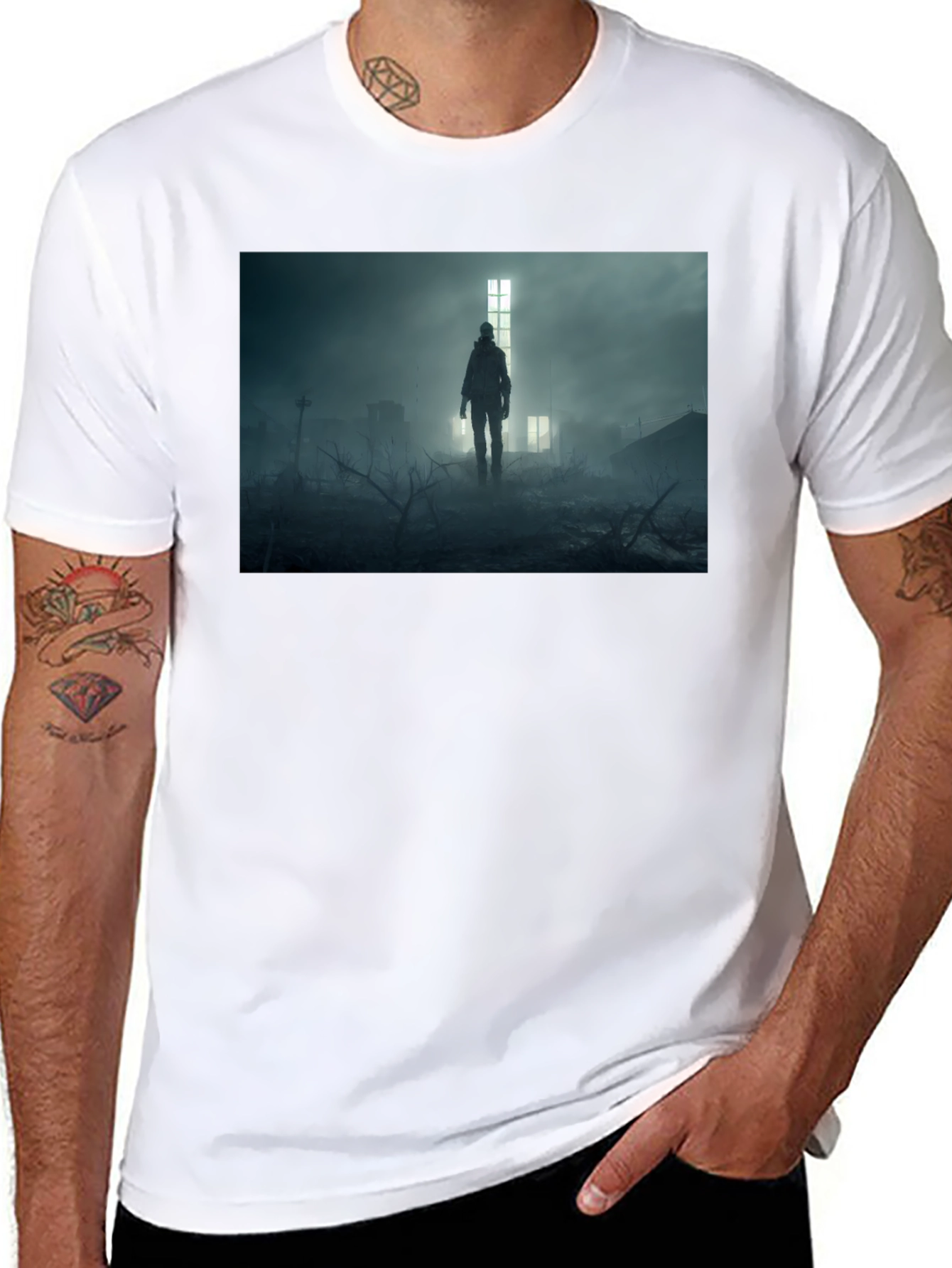 Post-Apocalyptic Wanderer Graphic Tee