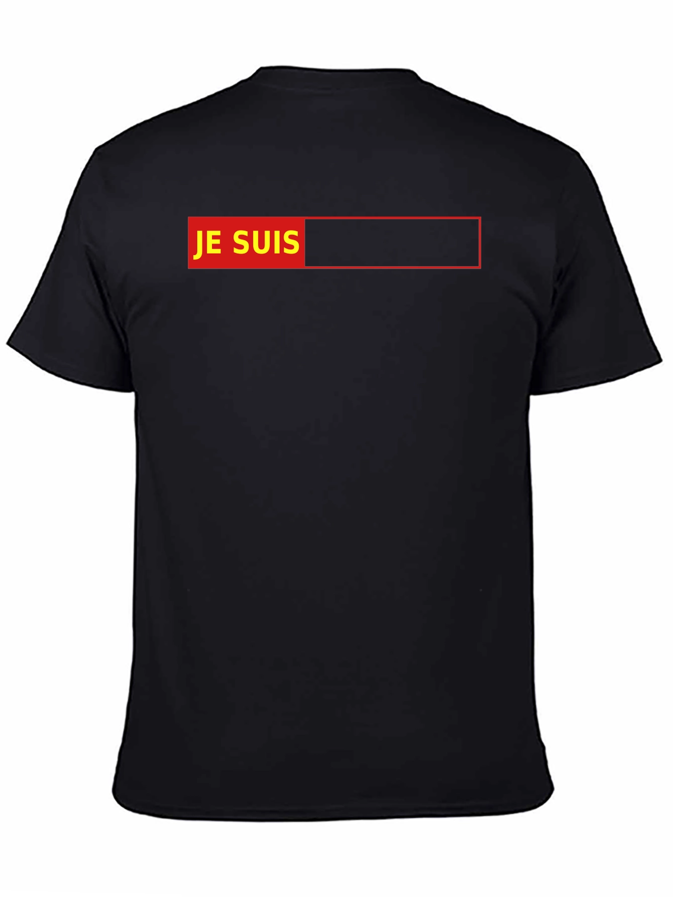 Je Suis Graphic T-Shirt - Black Cotton Tee