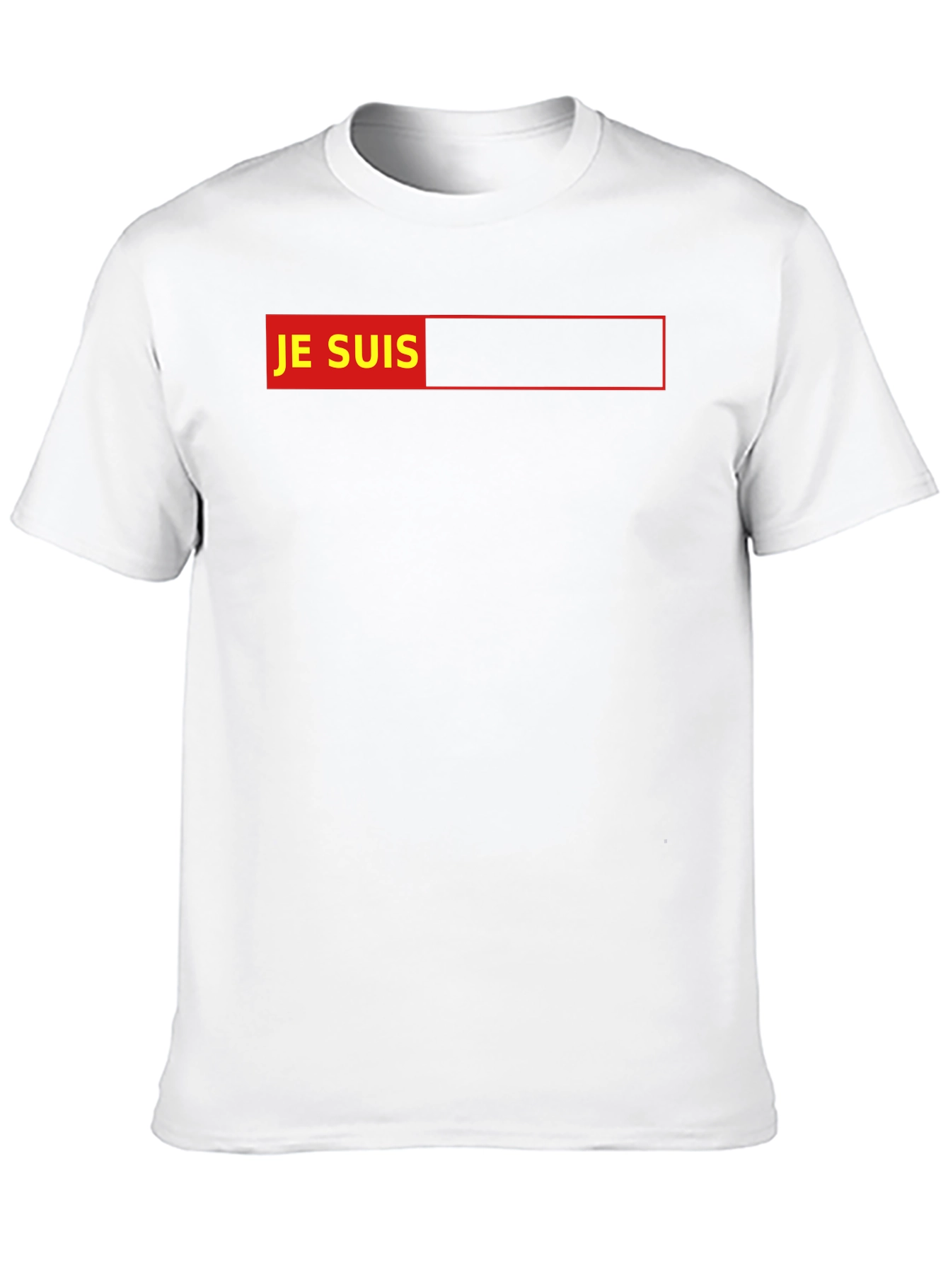 Je Suis Graphic T-Shirt - Black Cotton Tee