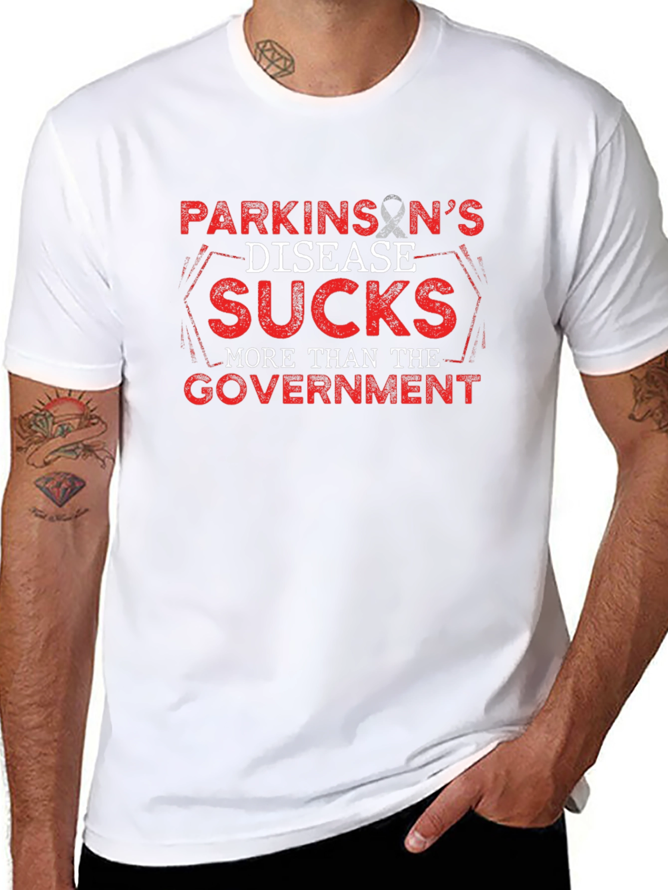 Parkinsons Disease Sucks Graphic T-Shirt