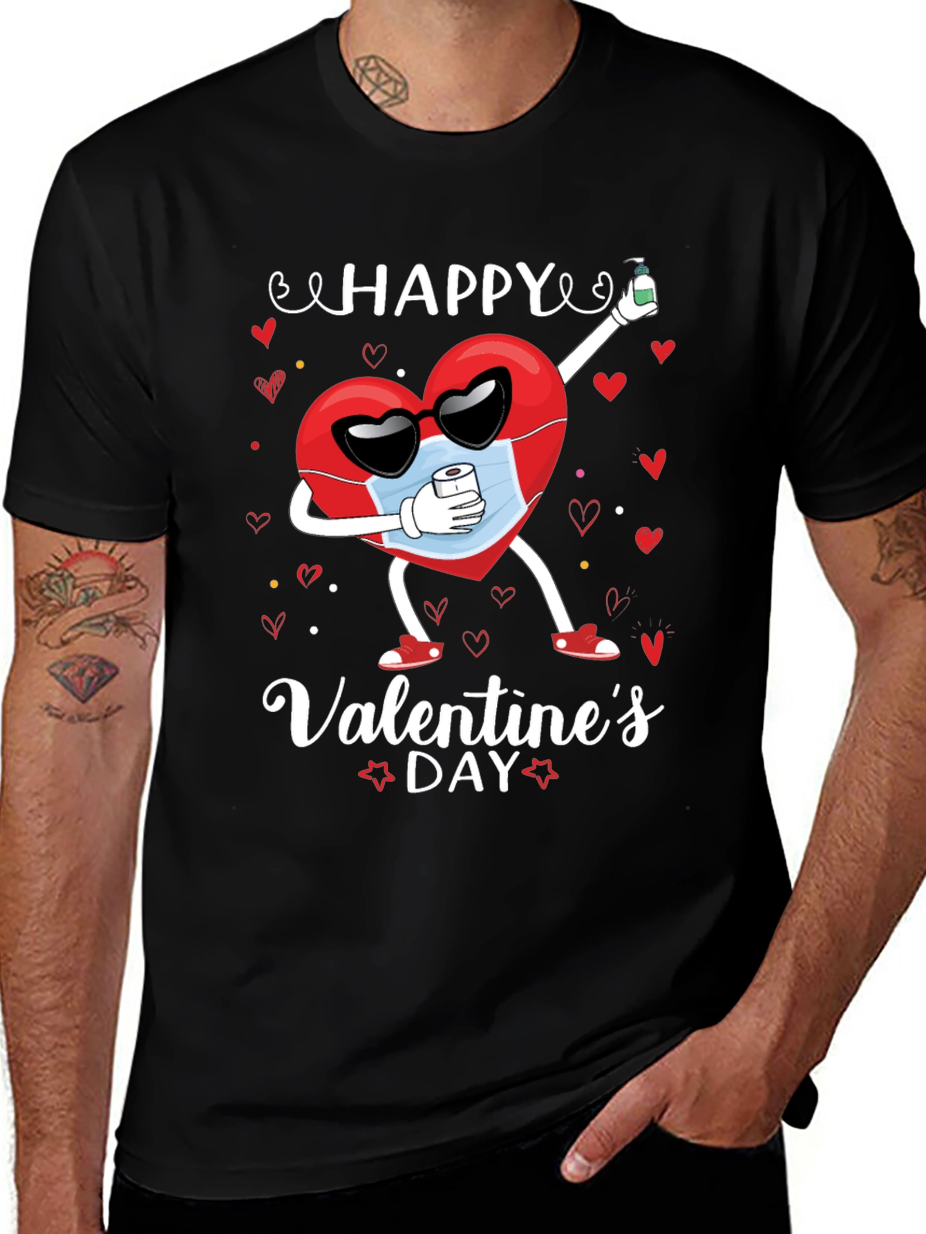 Happy Valentines Day Graphic T-Shirt