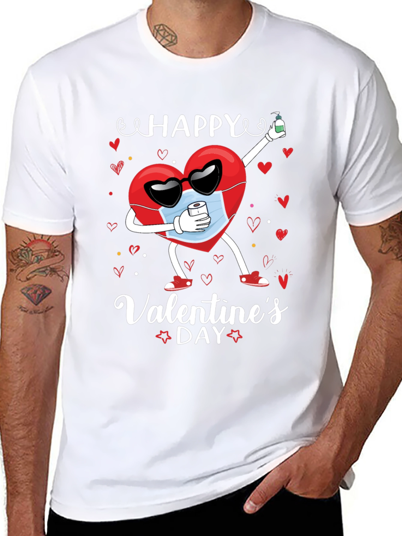 Happy Valentines Day Graphic T-Shirt