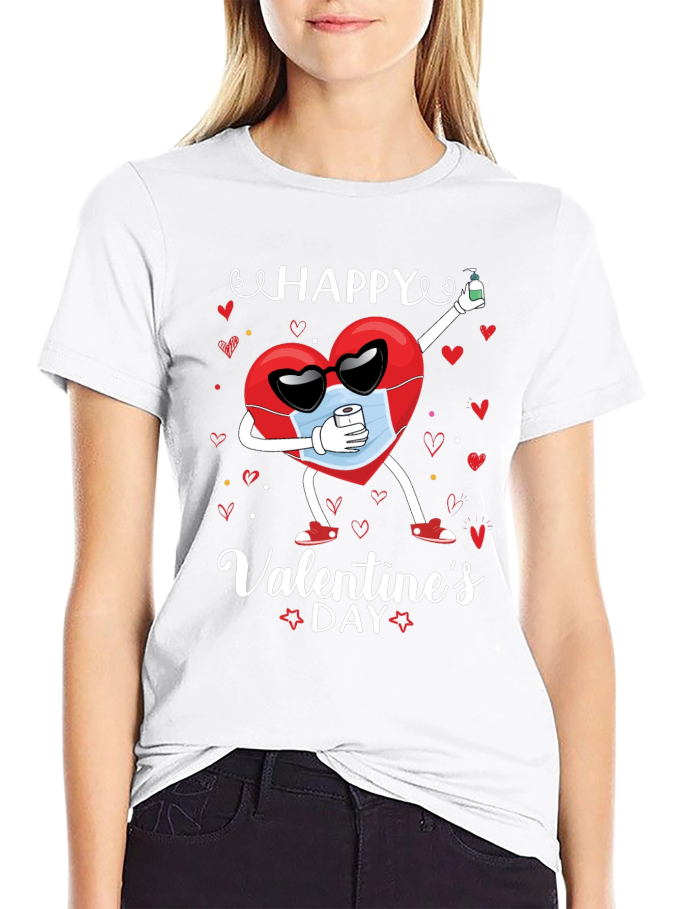 Happy Valentines Day Graphic T-Shirt