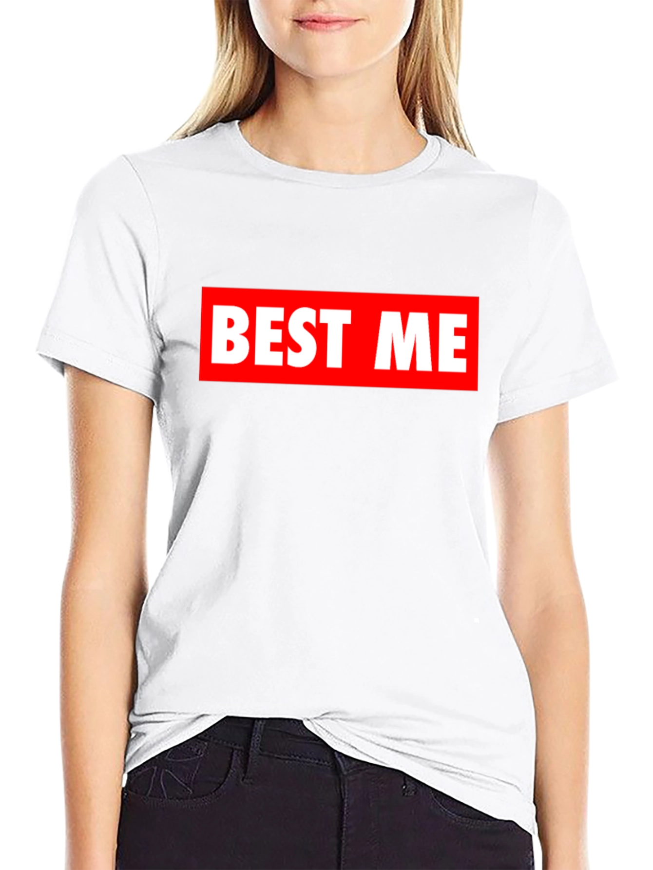 BEST ME Bold Graphic T-Shirt - Modern Casual Tee