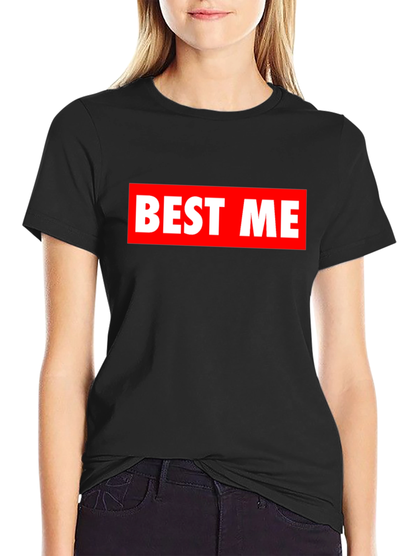 BEST ME Bold Graphic T-Shirt - Modern Casual Tee