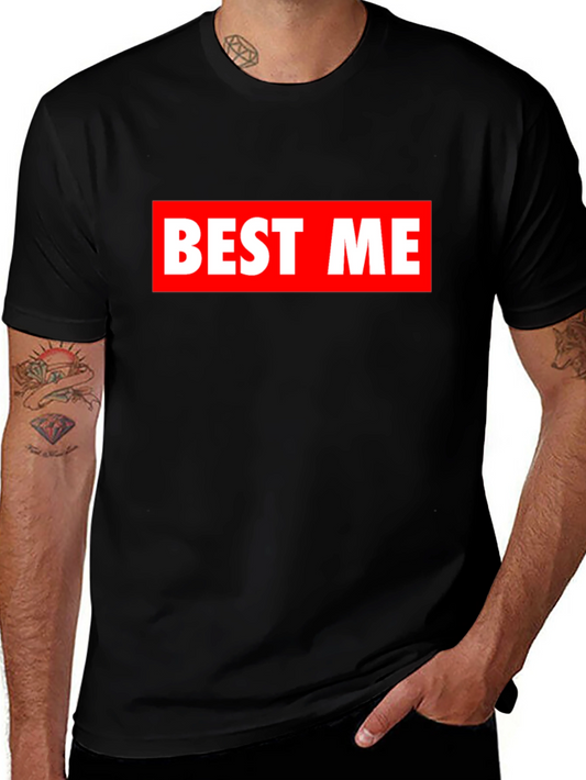BEST ME Bold Graphic T-Shirt - Modern Casual Tee
