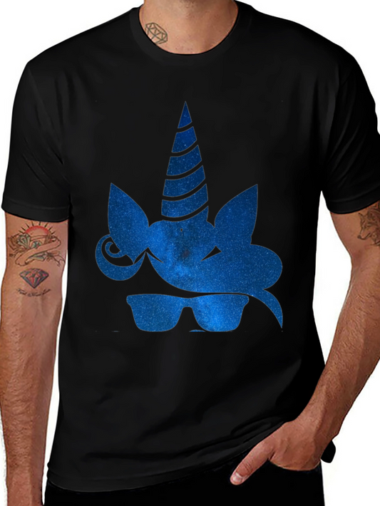 Cool Unicorn Black T-Shirt