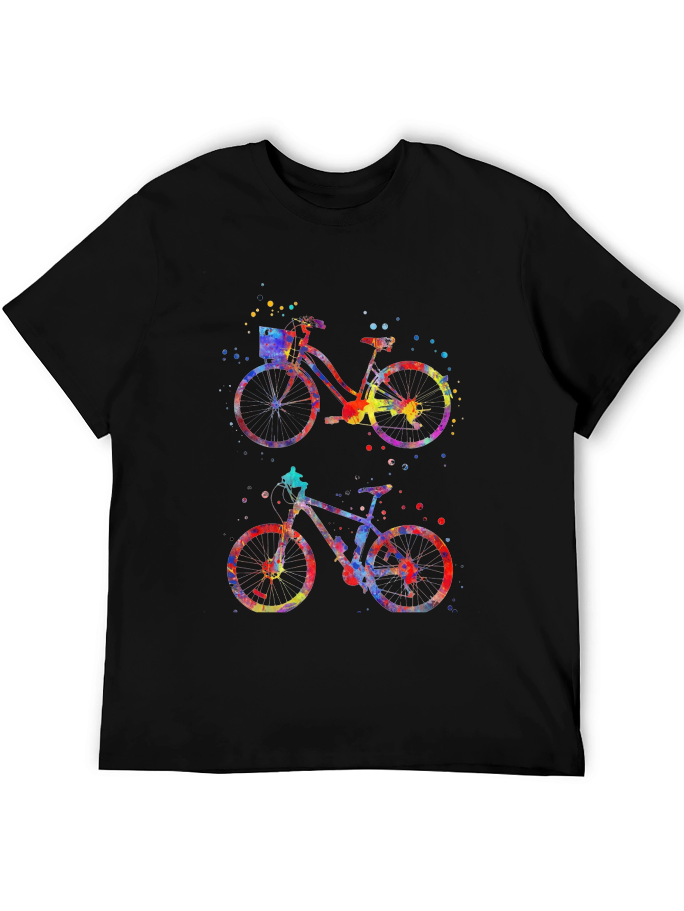 Watercolor Bicycle Graphic Tee