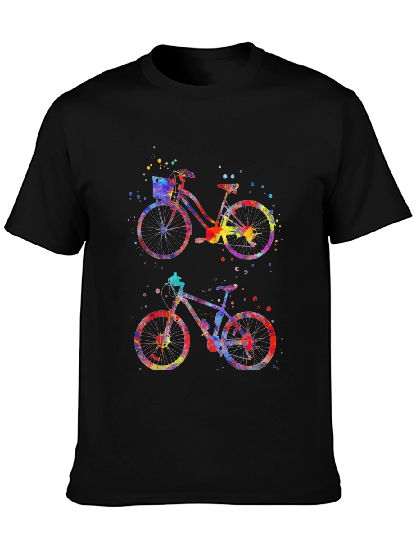 Watercolor Bicycle Graphic Tee