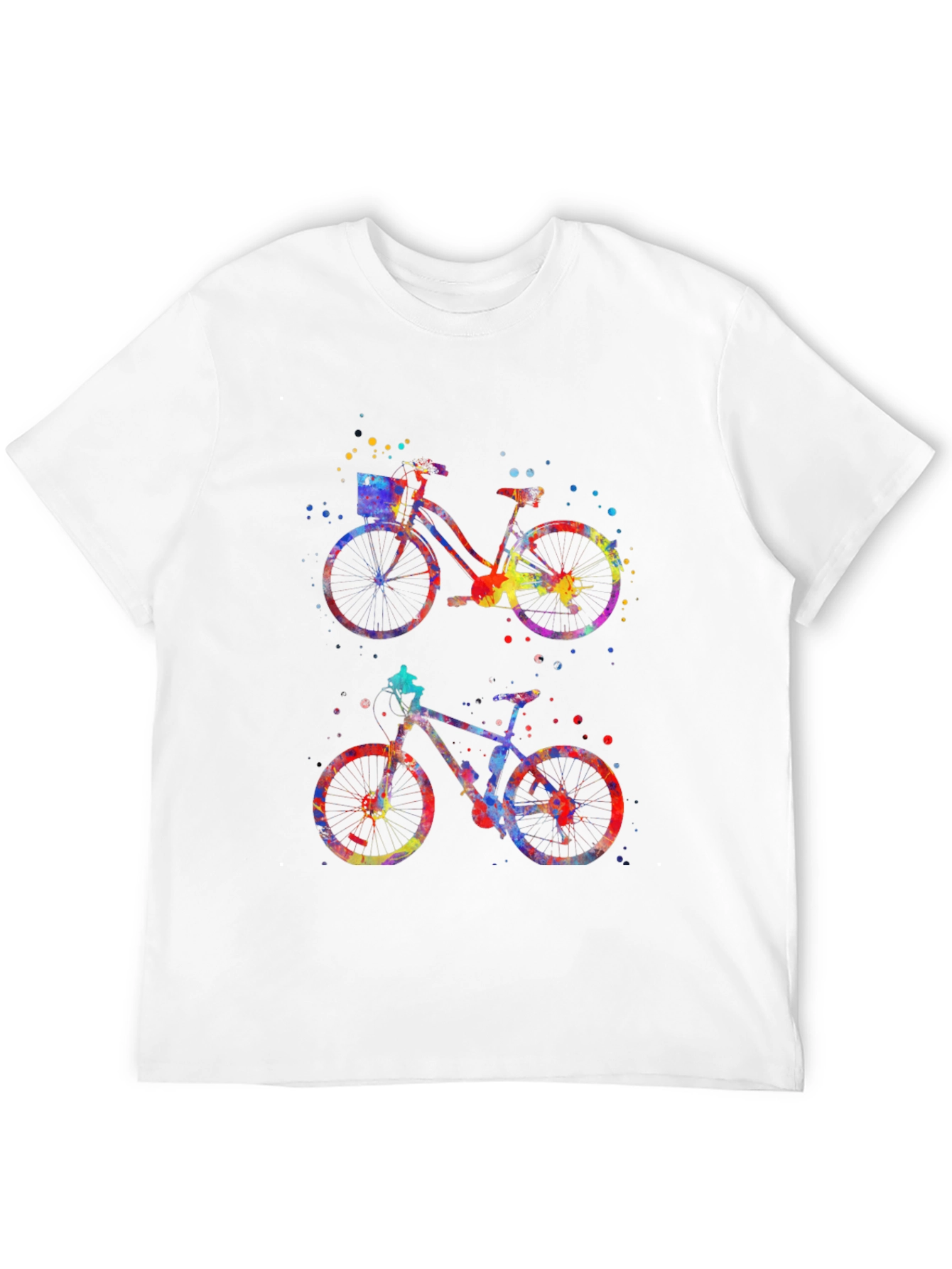Watercolor Bicycle Graphic Tee
