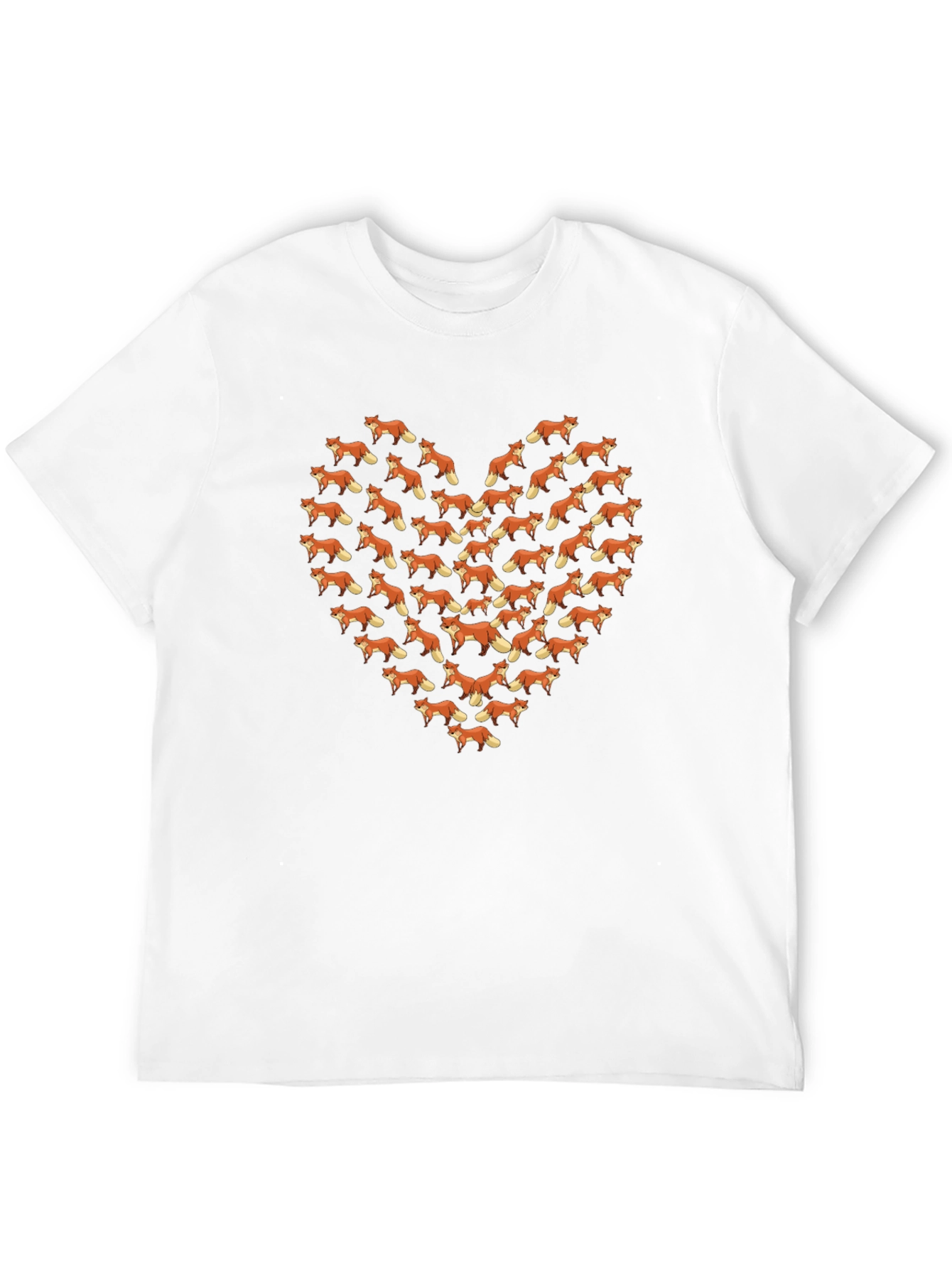Fox Heart Graphic T-Shirt - Unisex
