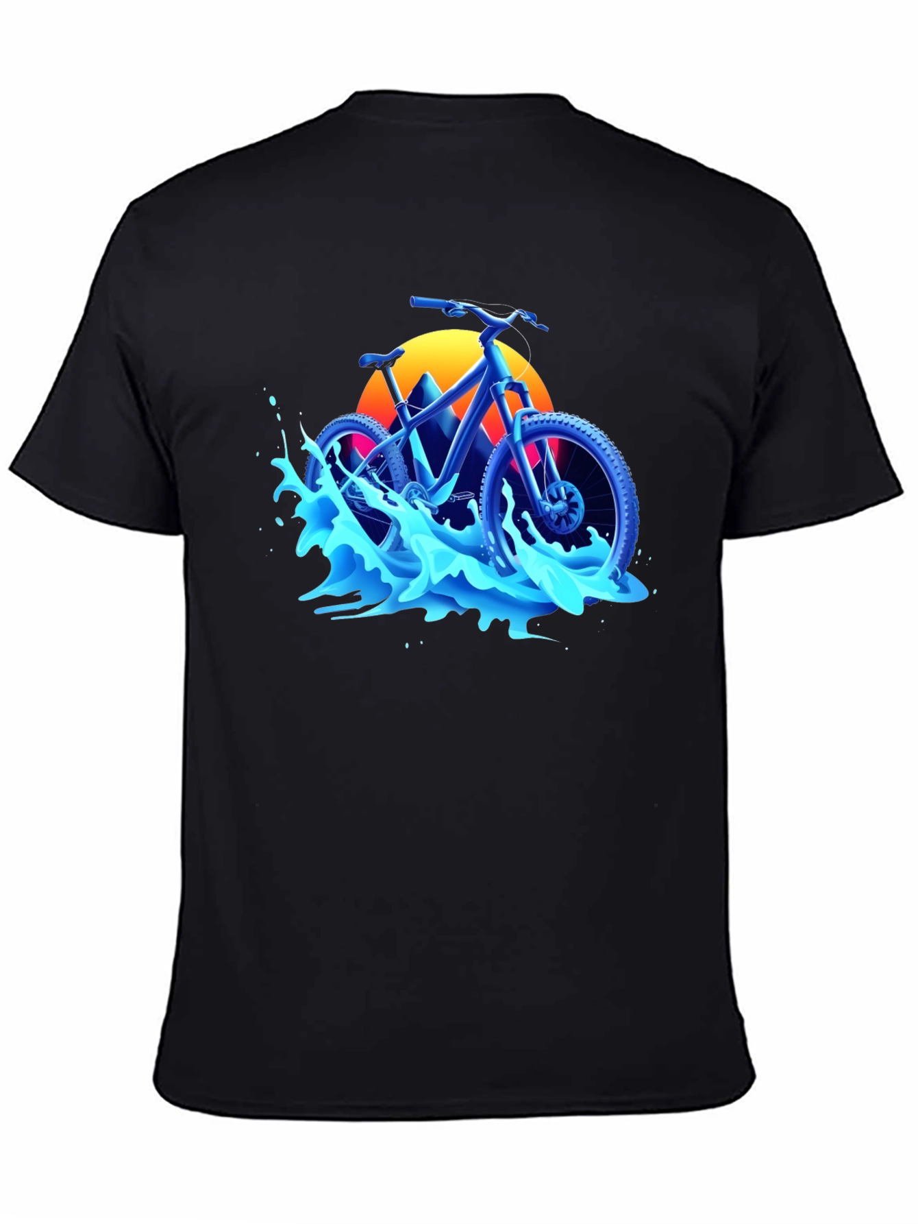 Mountain Bike Graphic Tee - Black