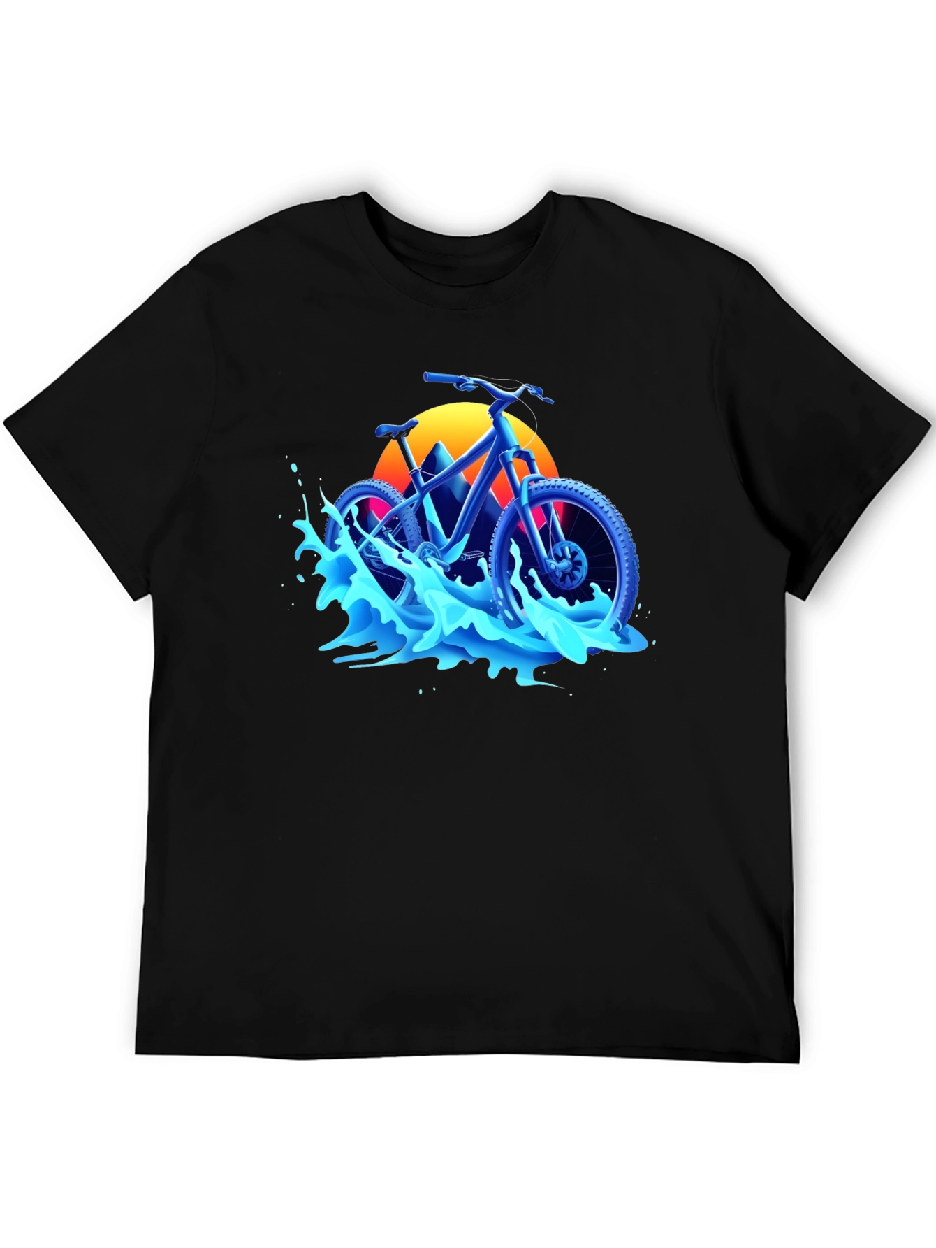 Mountain Bike Graphic Tee - Black