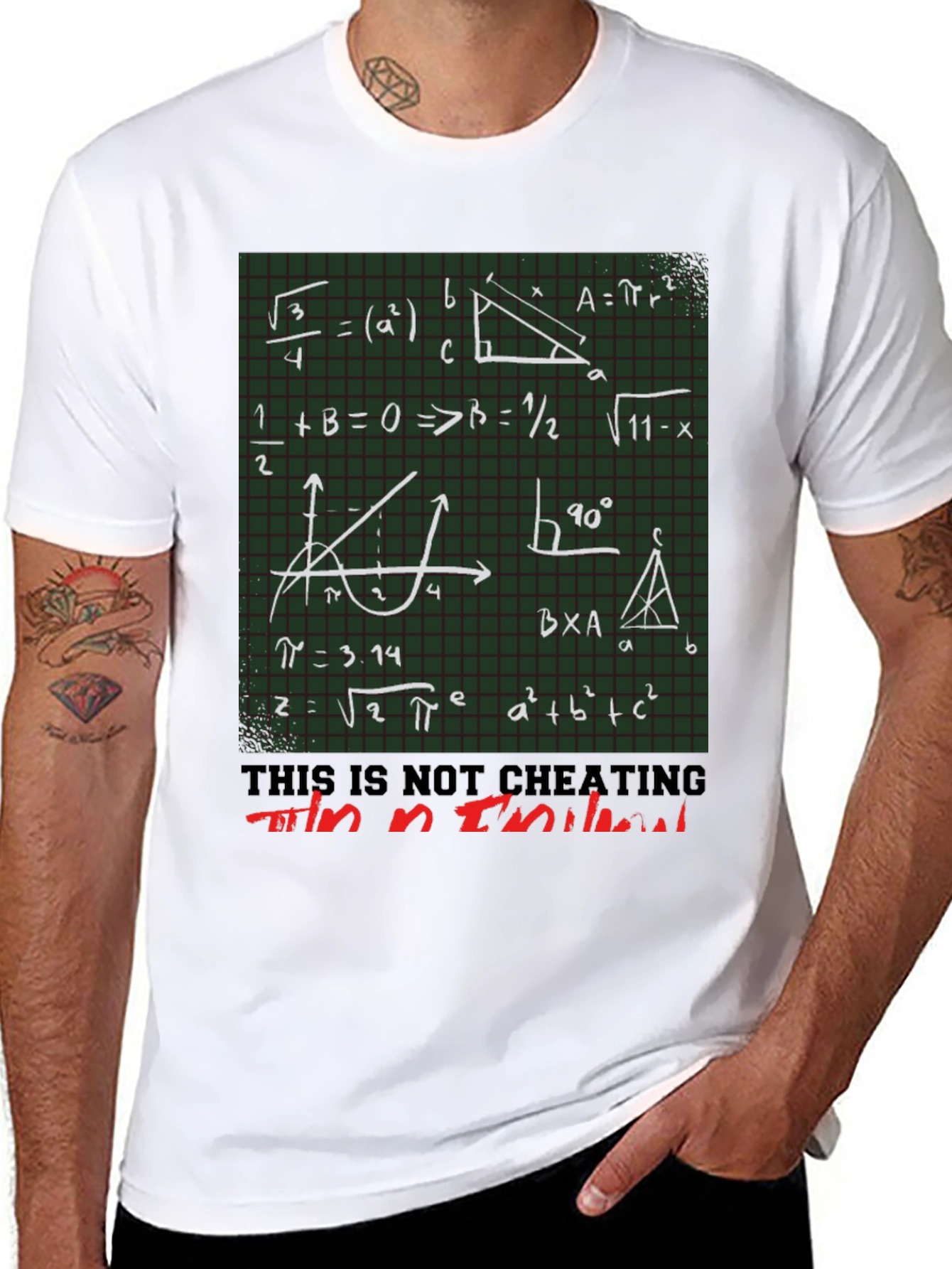 Math Equation Graphic T-Shirt - Im an Intellectual Tee