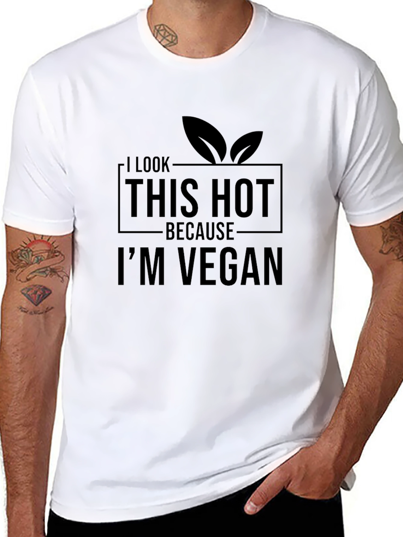 Vegan Hot T-Shirt - Black