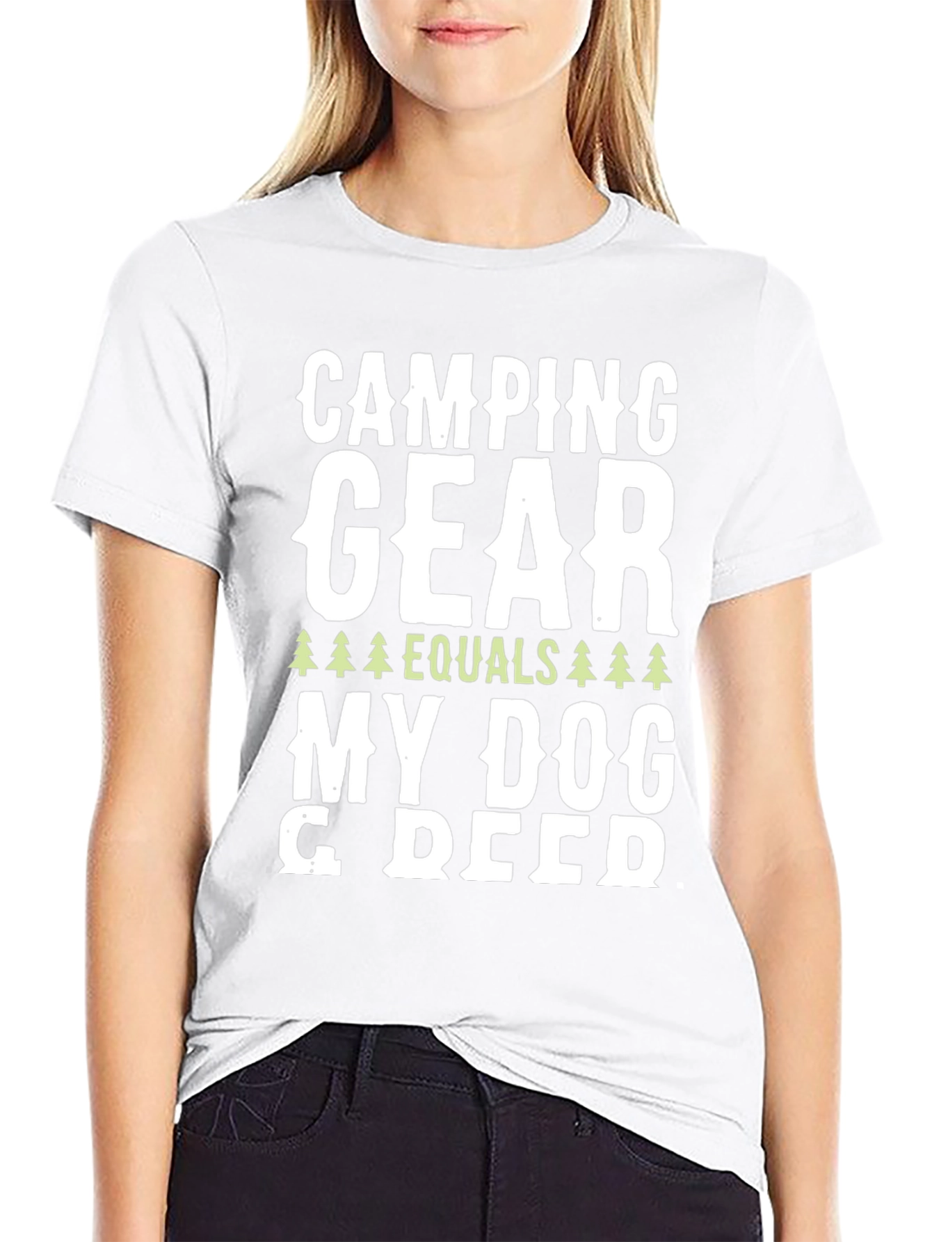 Camping Gear Equals My Dog T-Shirt