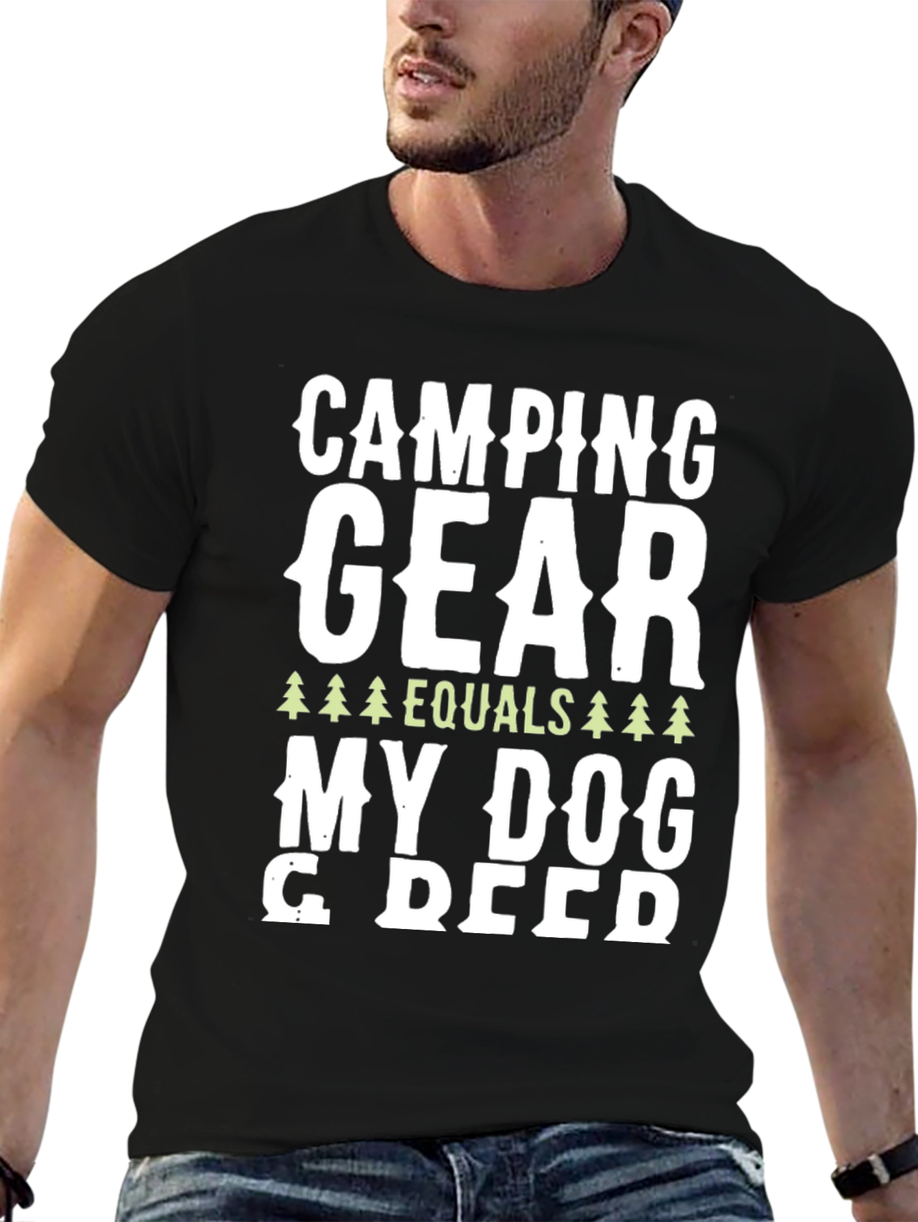 Camping Gear Equals My Dog T-Shirt