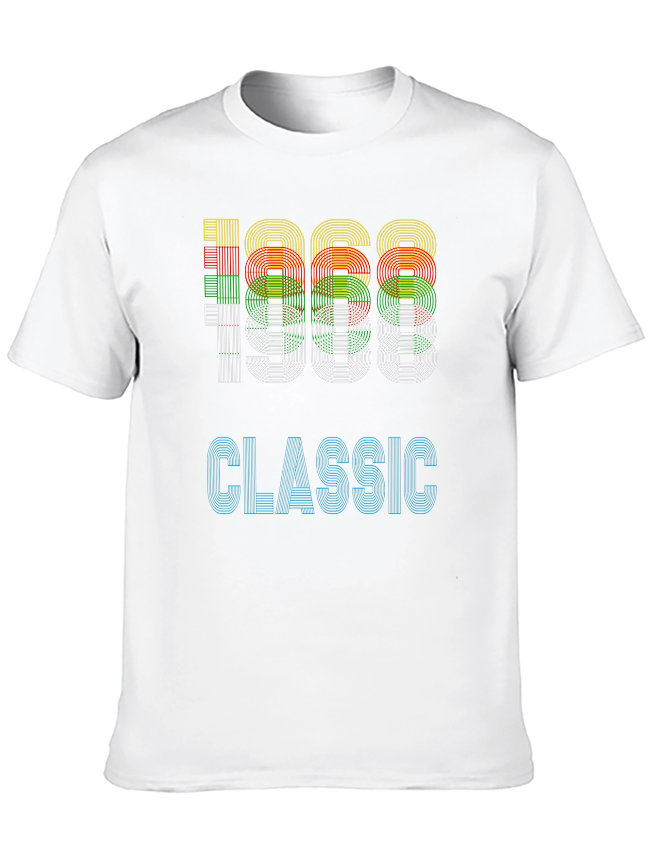 1968 Classic Graphic Tee - Retro Style