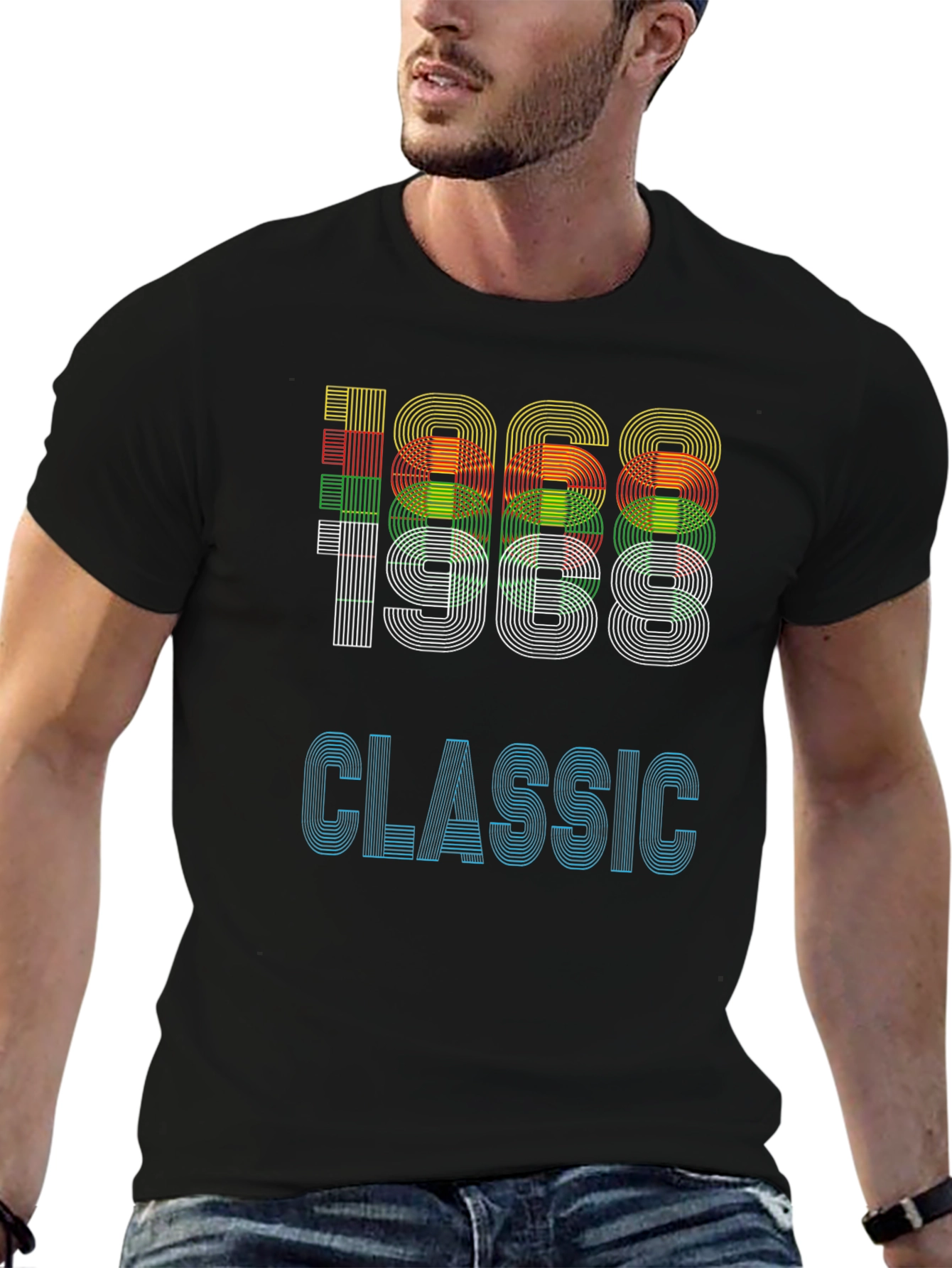 1968 Classic Graphic Tee - Retro Style