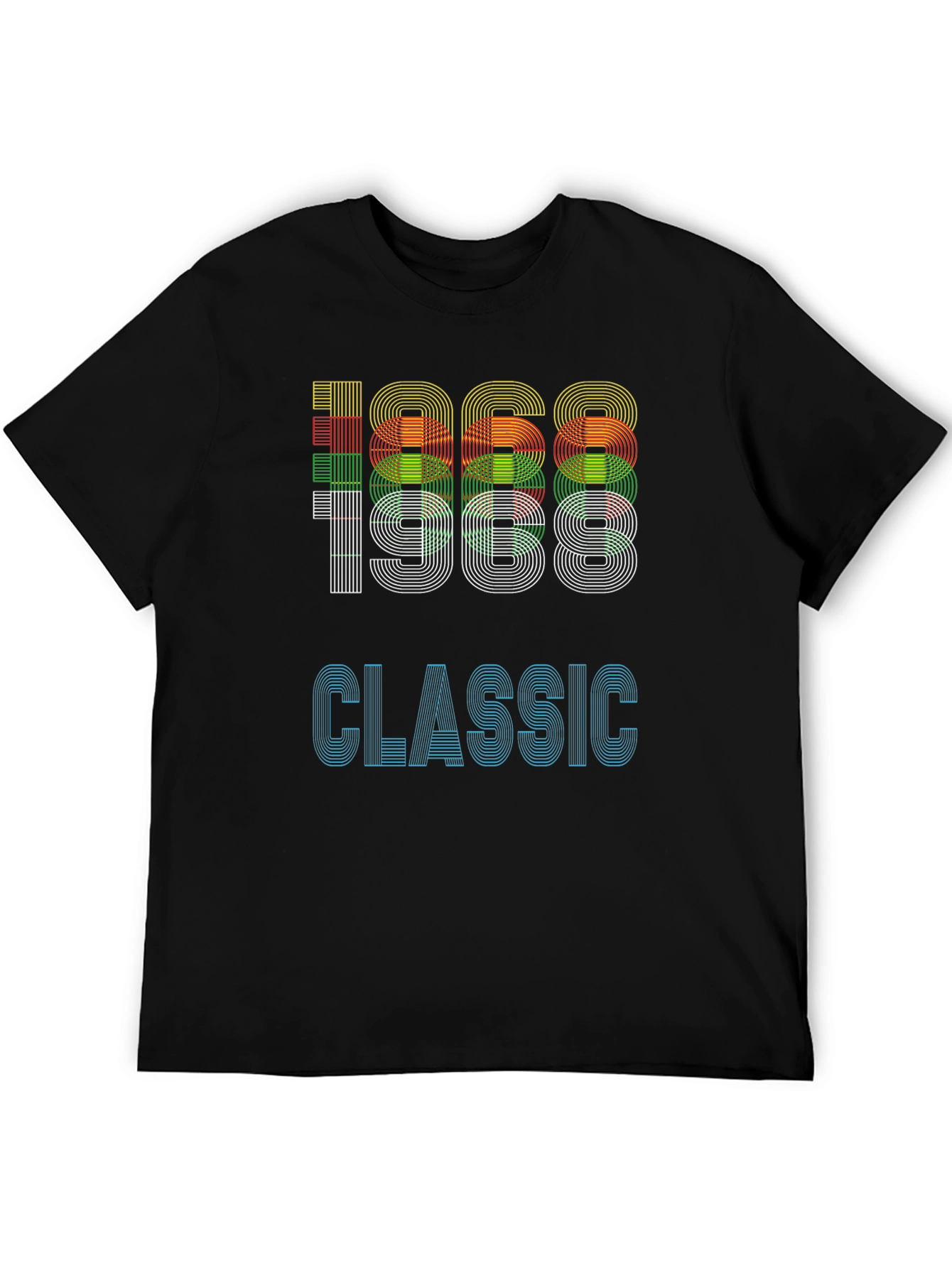 1968 Classic Graphic Tee - Retro Style