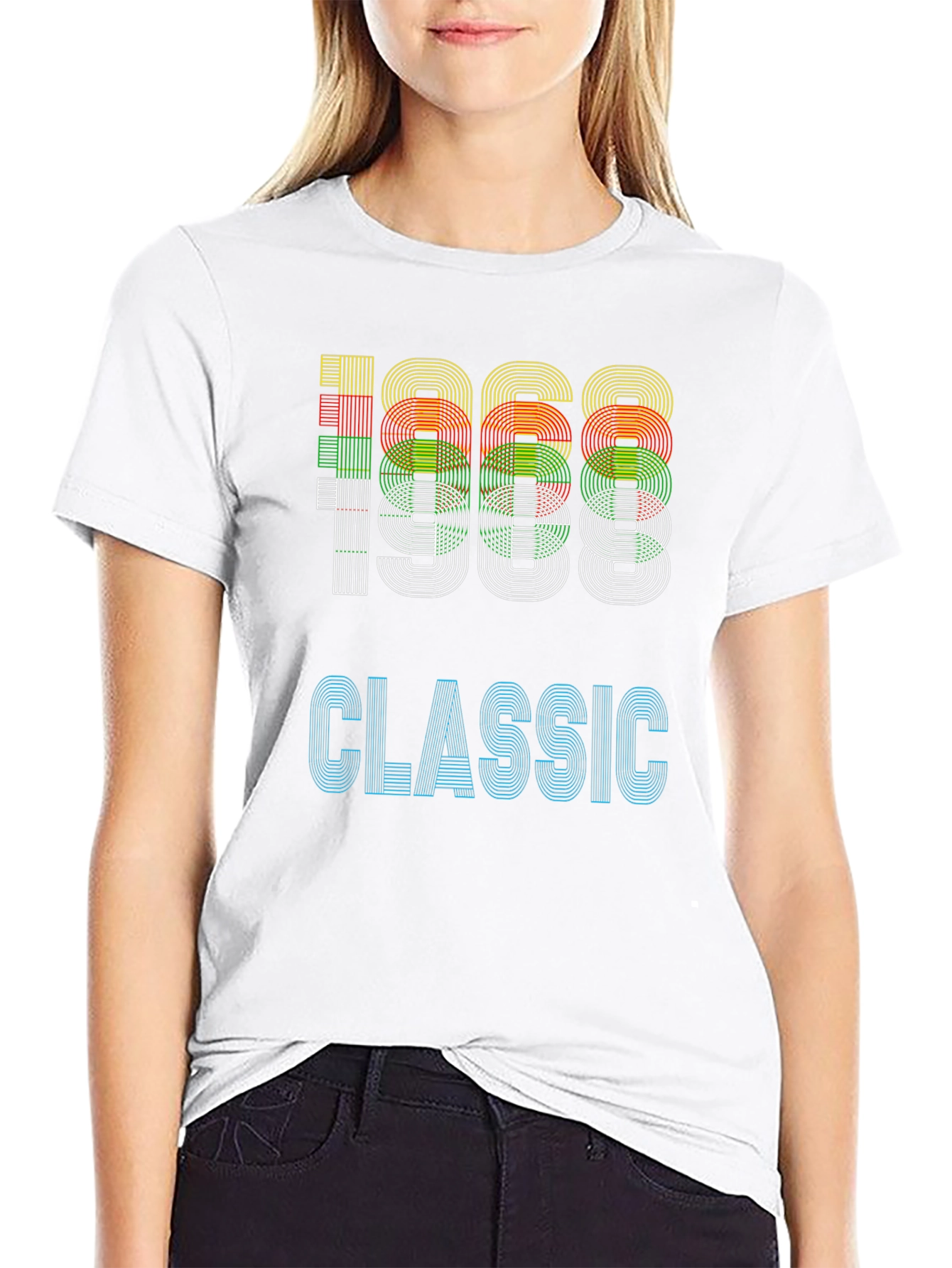 1968 Classic Graphic Tee - Retro Style