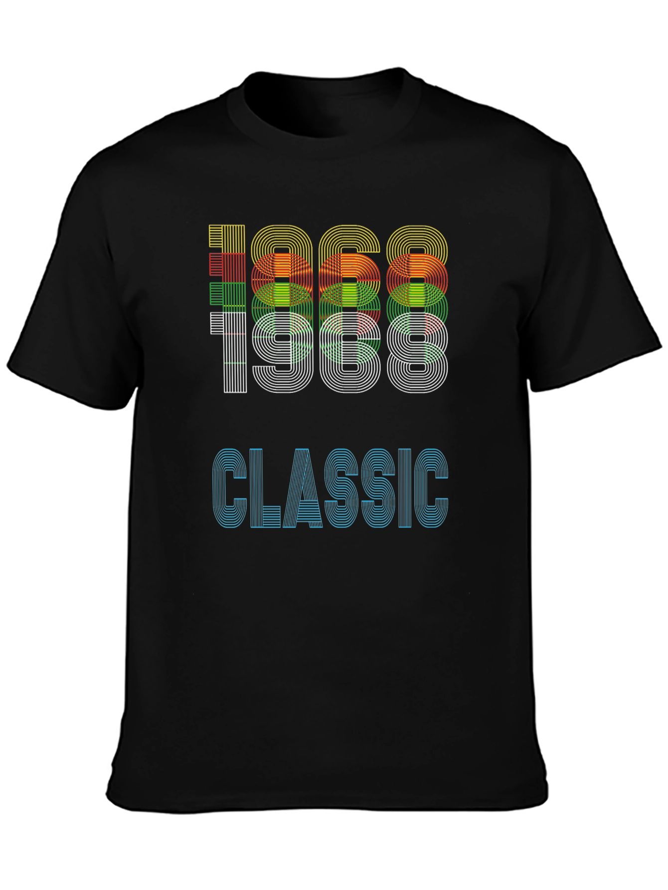1968 Classic Graphic Tee - Retro Style