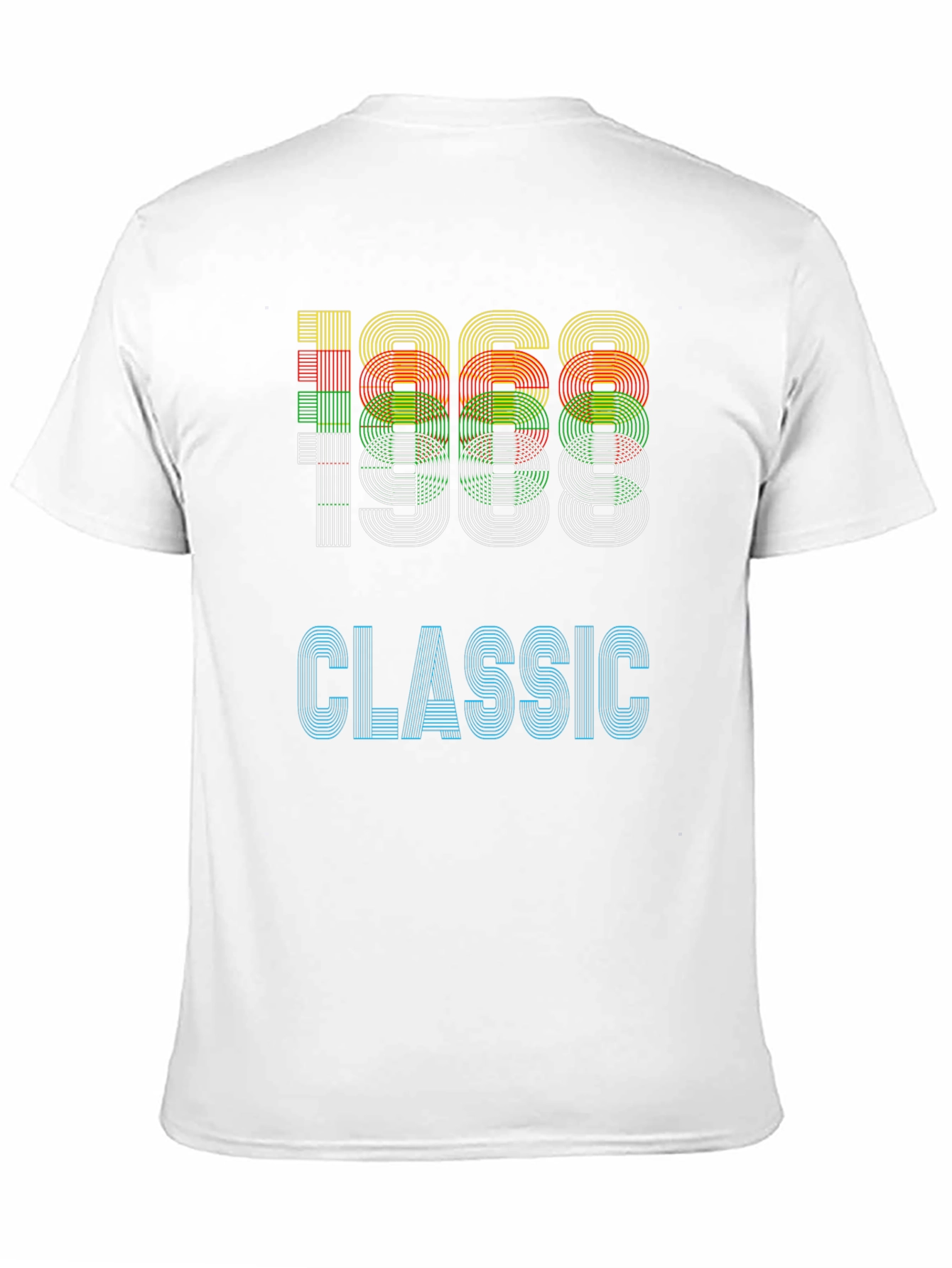 1968 Classic Graphic Tee - Retro Style