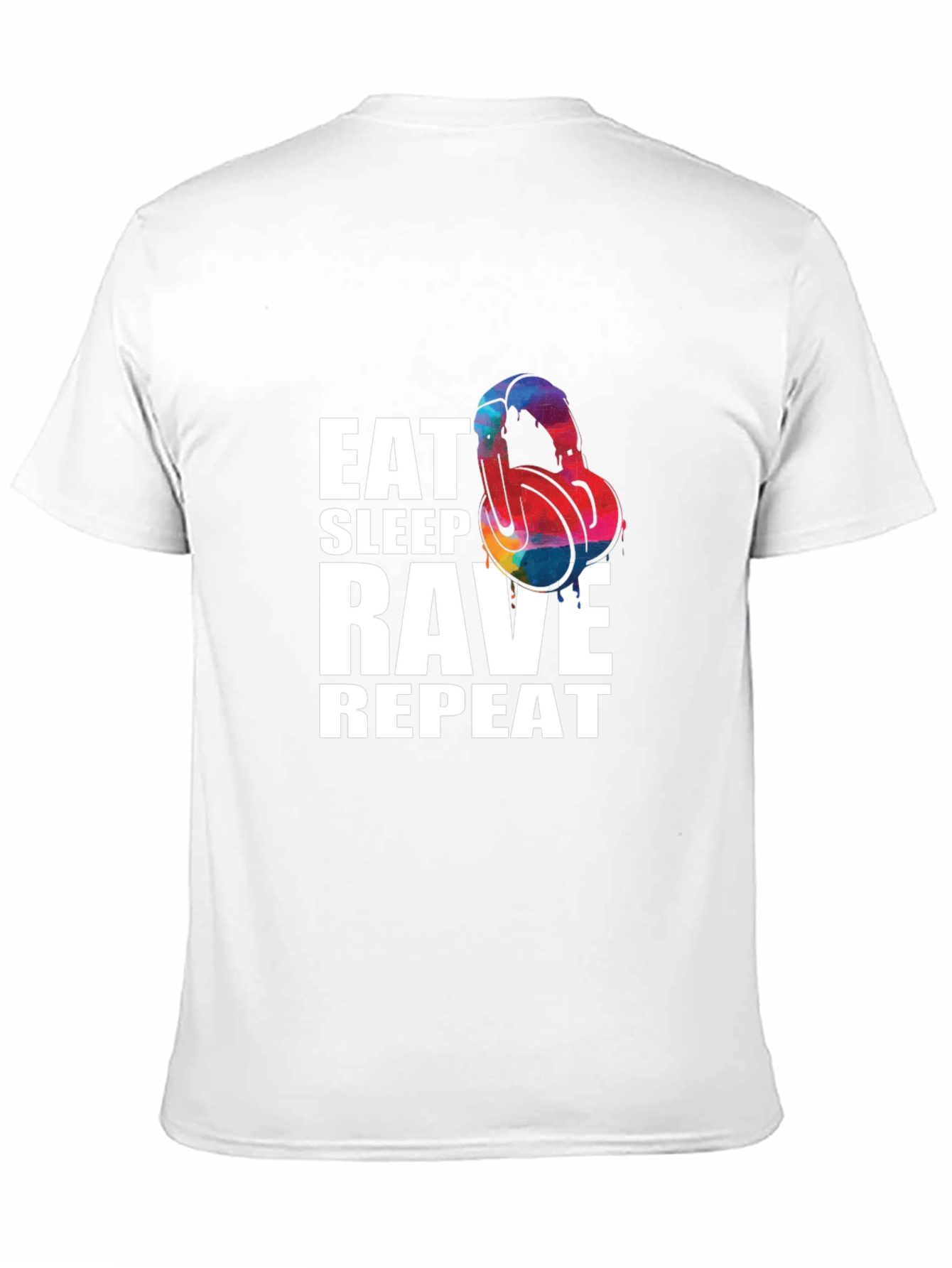 Eat Sleep Rave Repeat Graphic T-Shirt