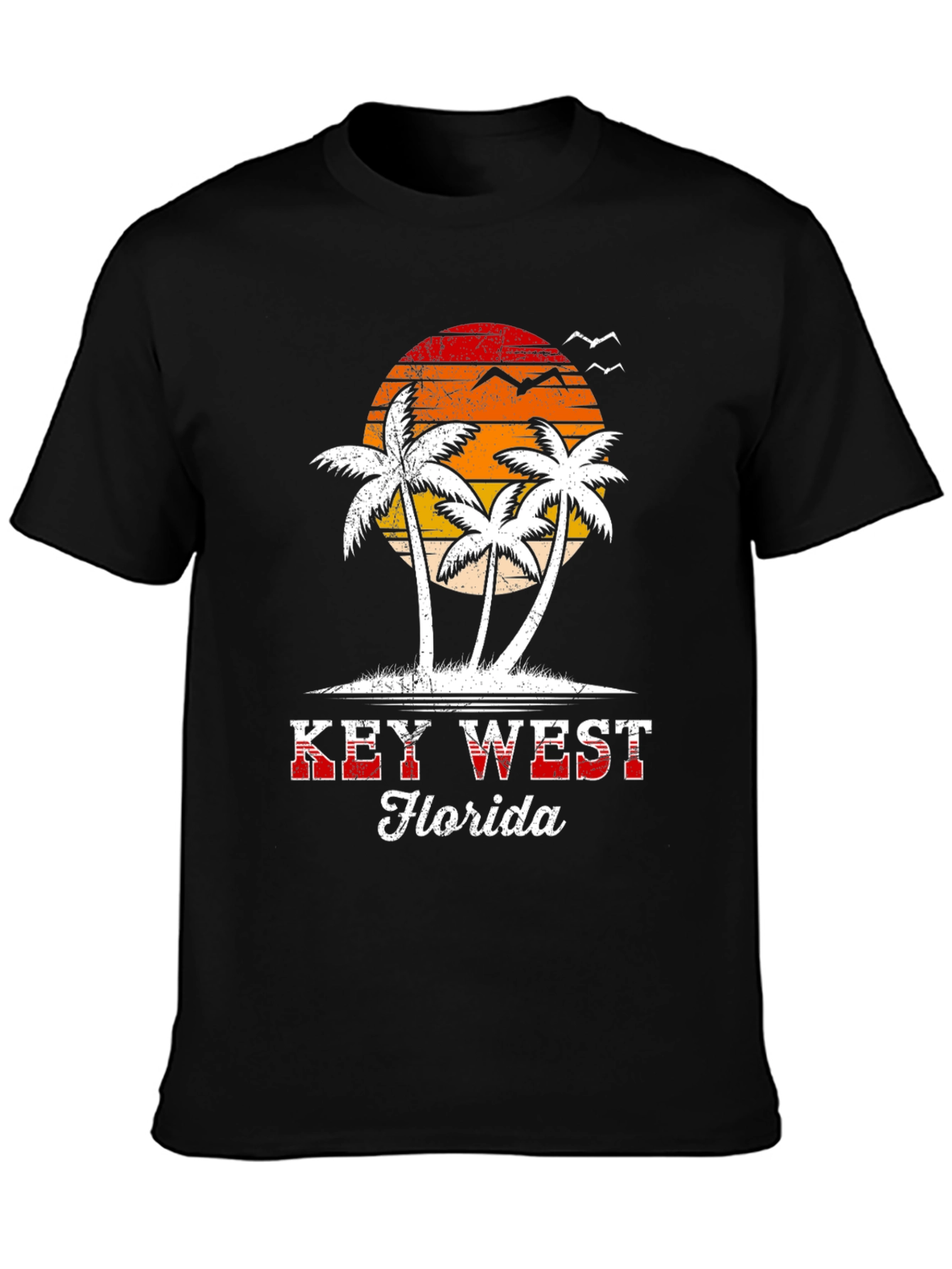 Key West Florida Palm Tree Graphic Tee
