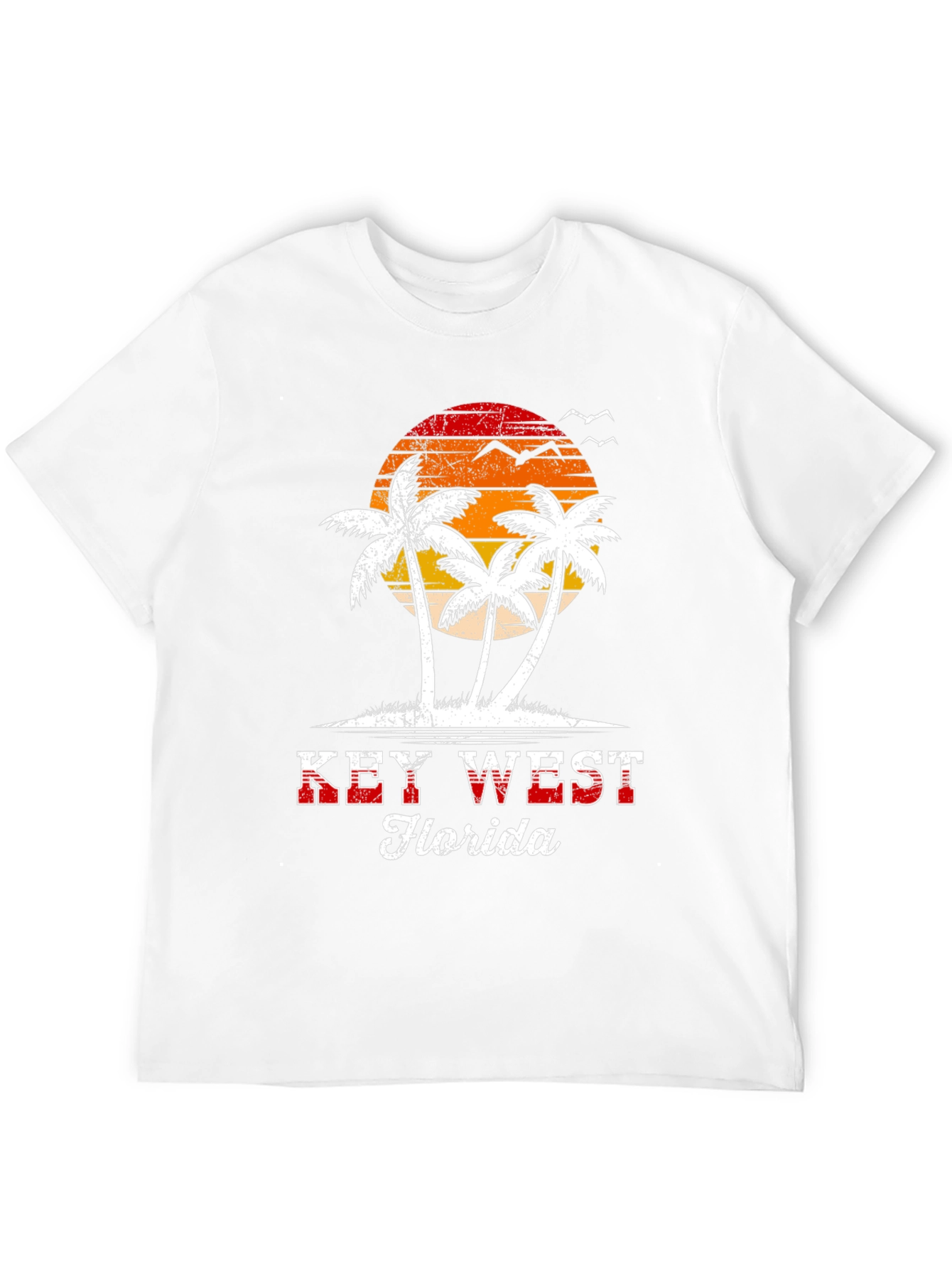 Key West Florida Palm Tree Graphic Tee