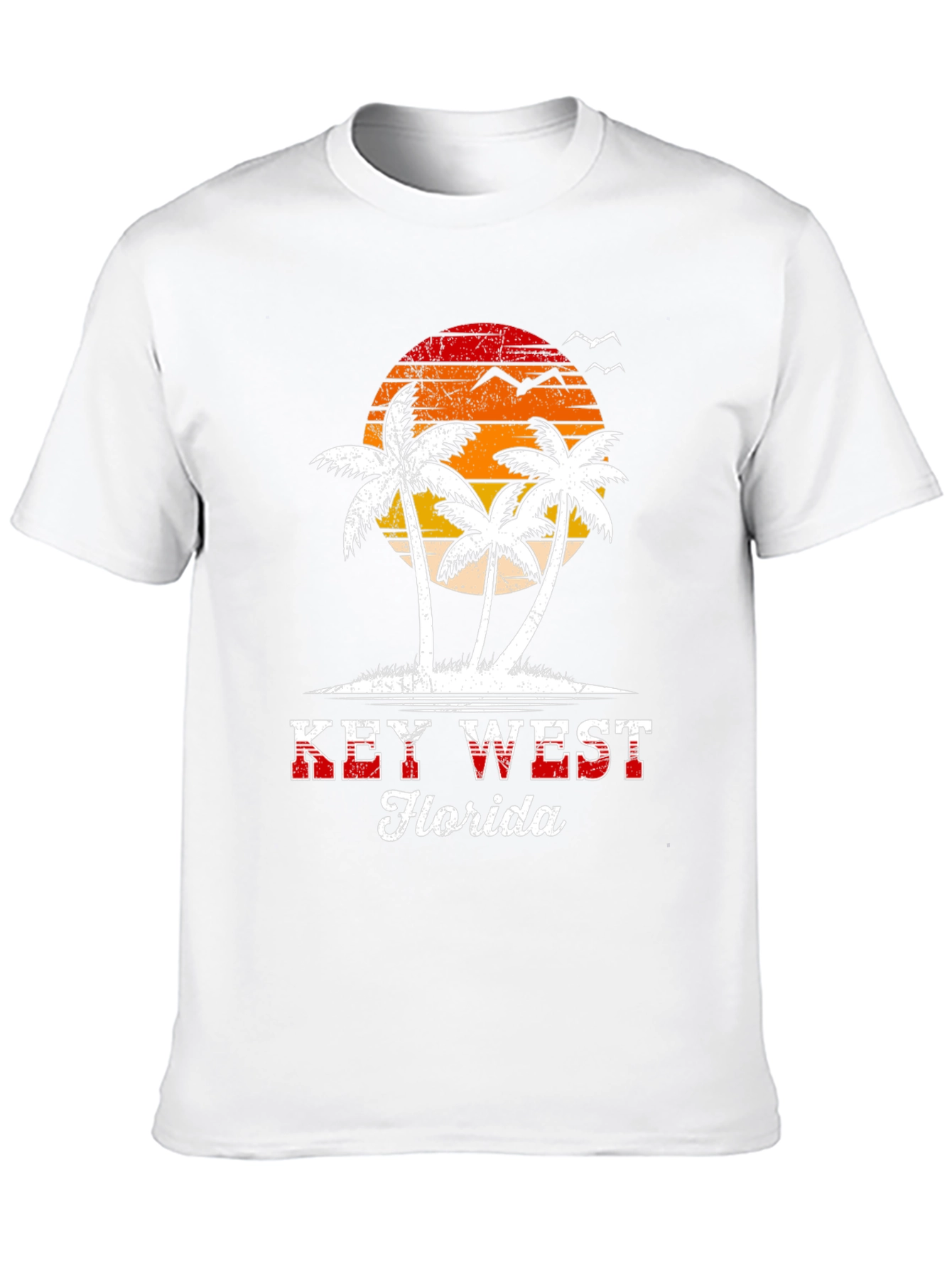 Key West Florida Palm Tree Graphic Tee