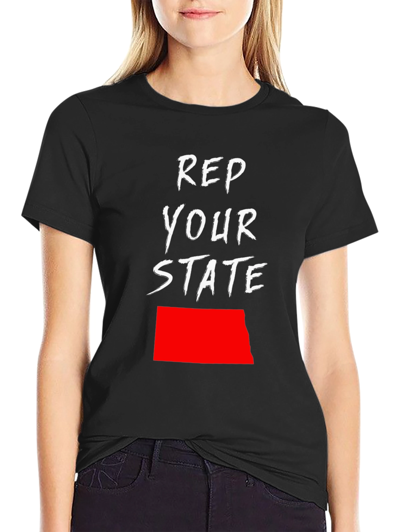 Rep Your State T-Shirt - North Dakota Pride