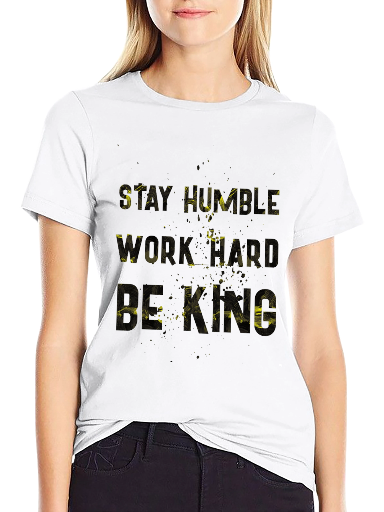 Stay Humble Boxing Black T-Shirt