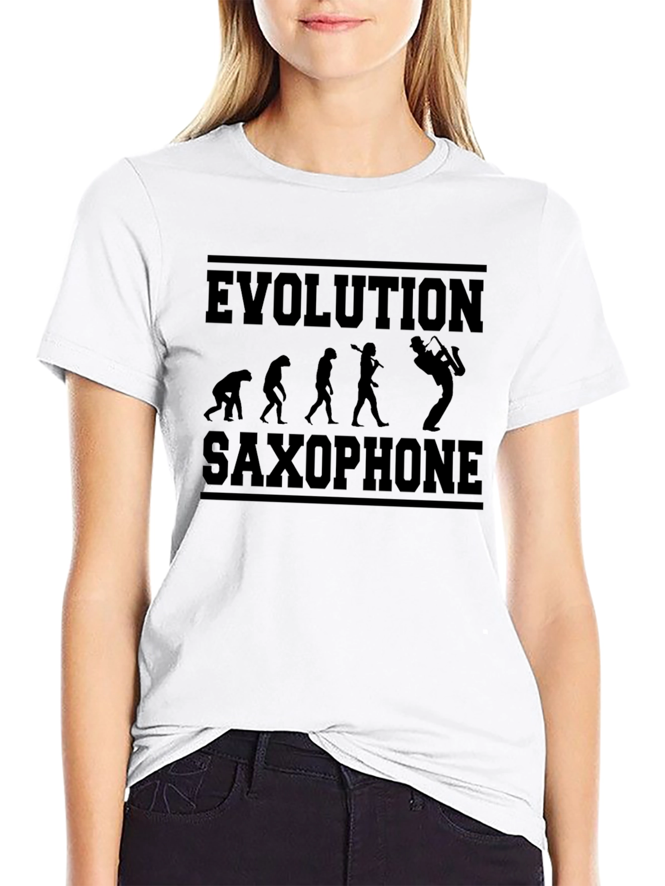Evolution Saxophone T-Shirt