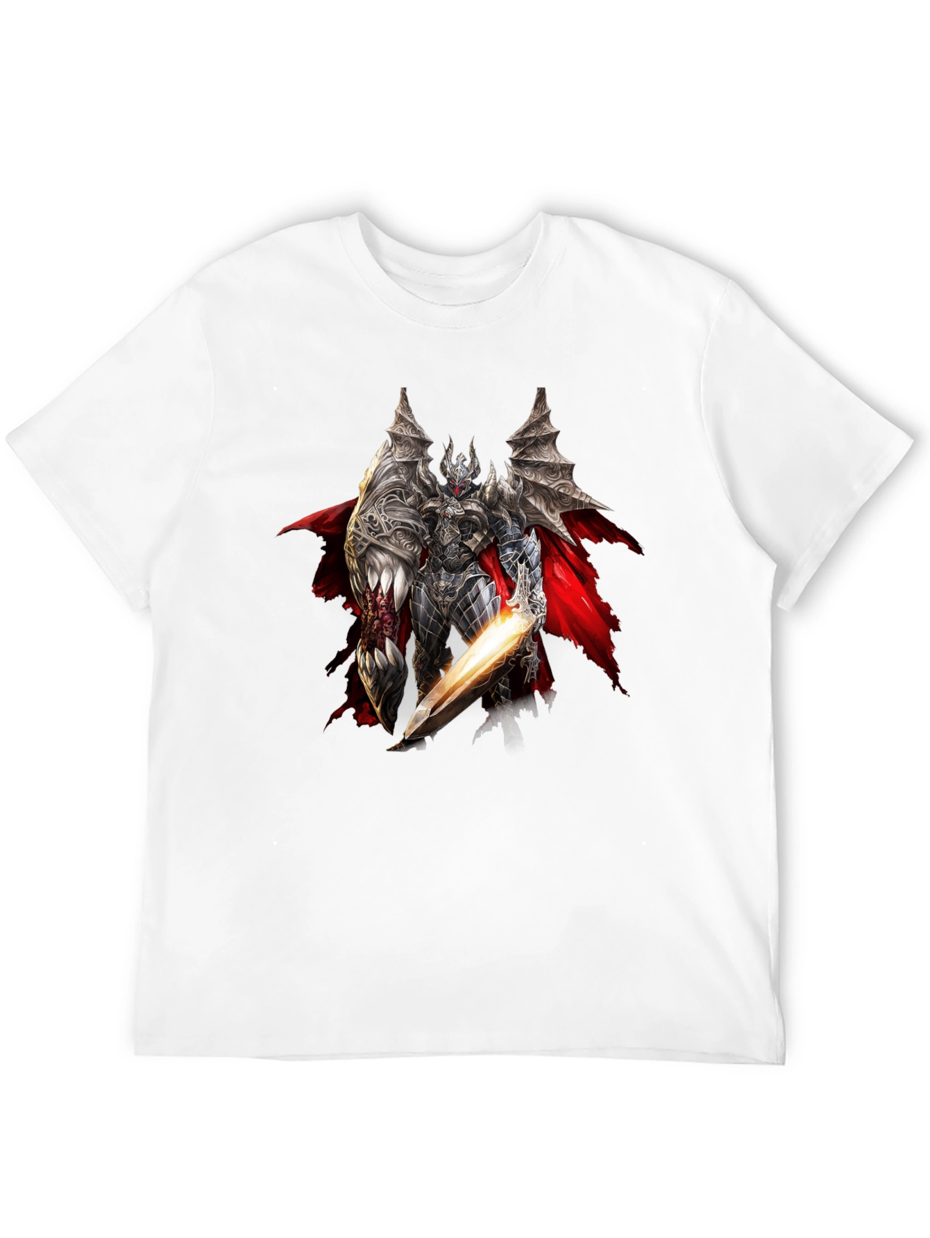 Dark Knight Graphic Tee - Black Casual Shirt