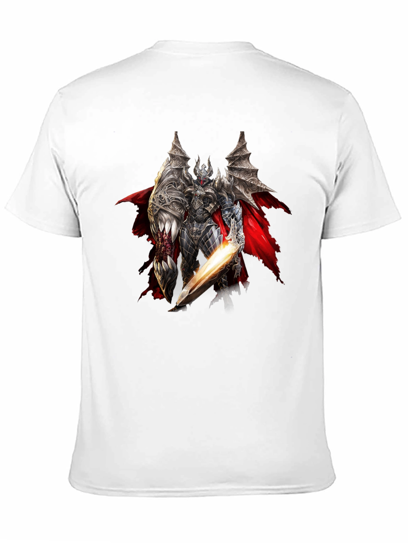 Dark Knight Graphic Tee - Black Casual Shirt