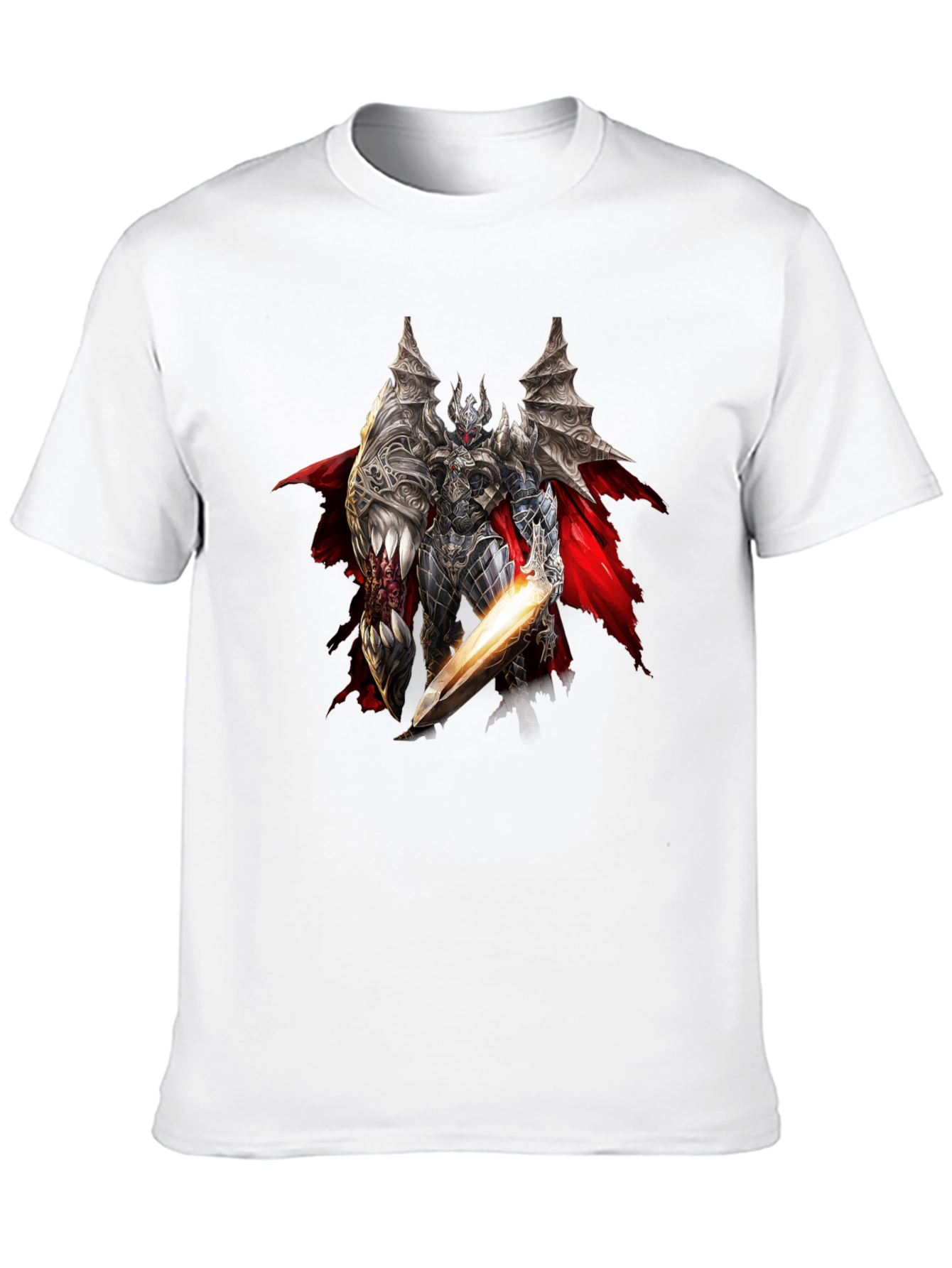 Dark Knight Graphic Tee - Black Casual Shirt