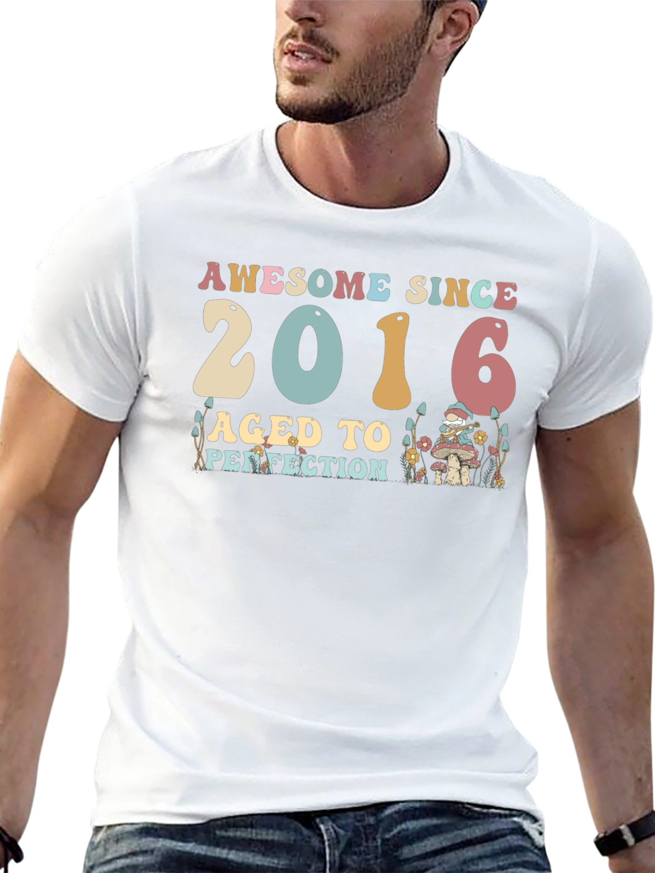 Awesome Since 2016 Graphic T-Shirt