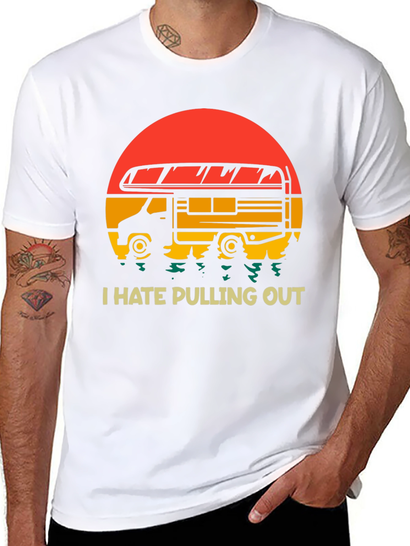 I Hate Pulling Out Camping RV T-Shirt