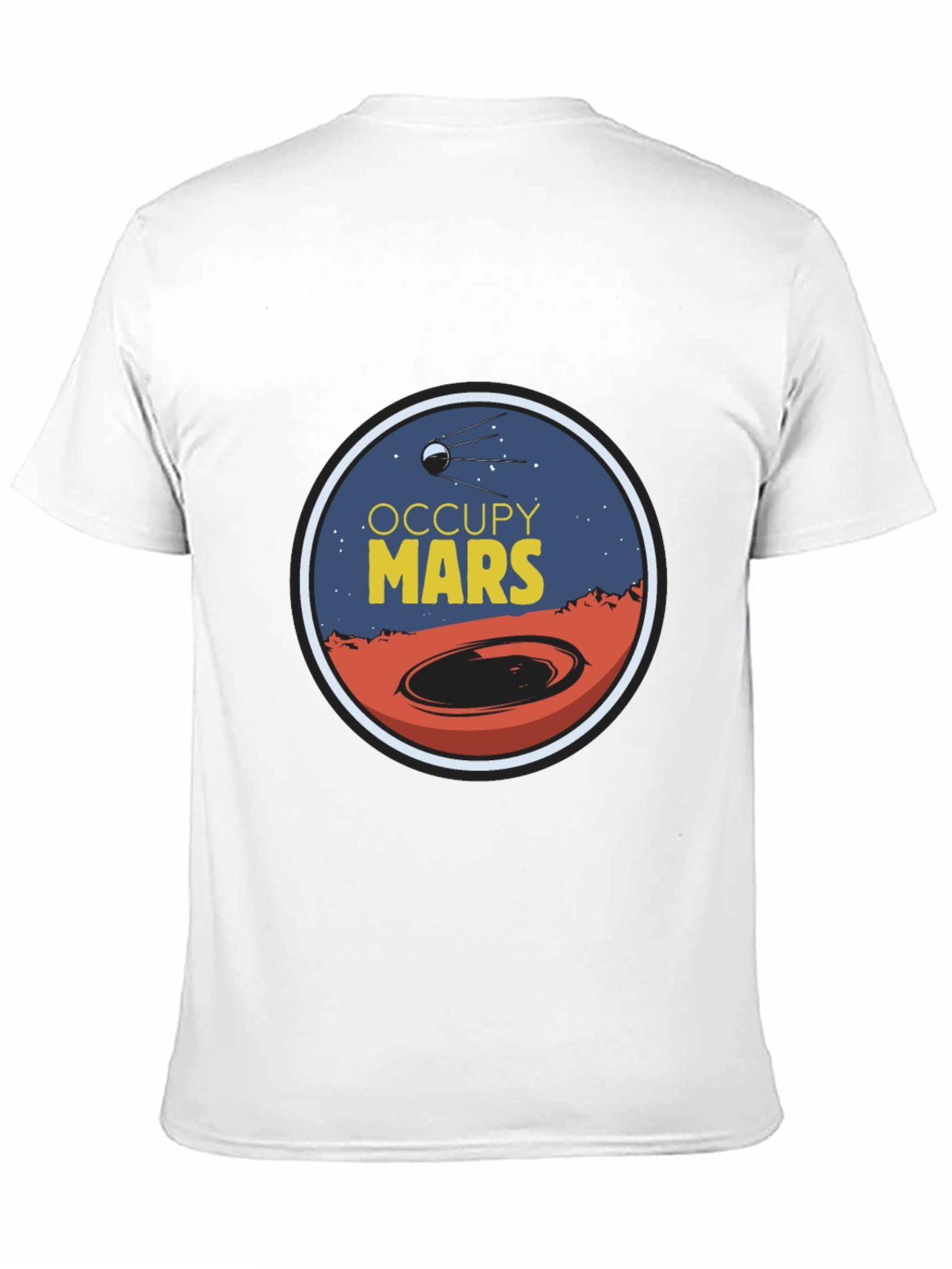 Occupy Mars Graphic Tee - Space Exploration T-Shirt