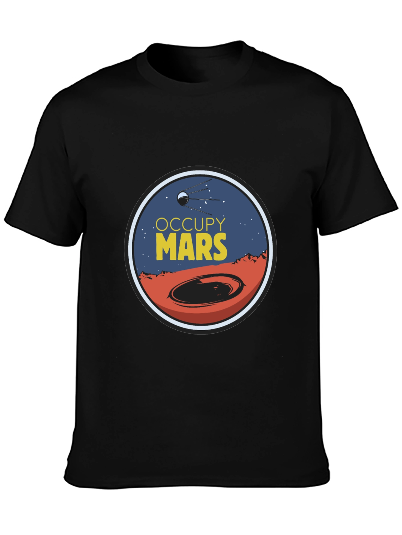 Occupy Mars Graphic Tee - Space Exploration T-Shirt