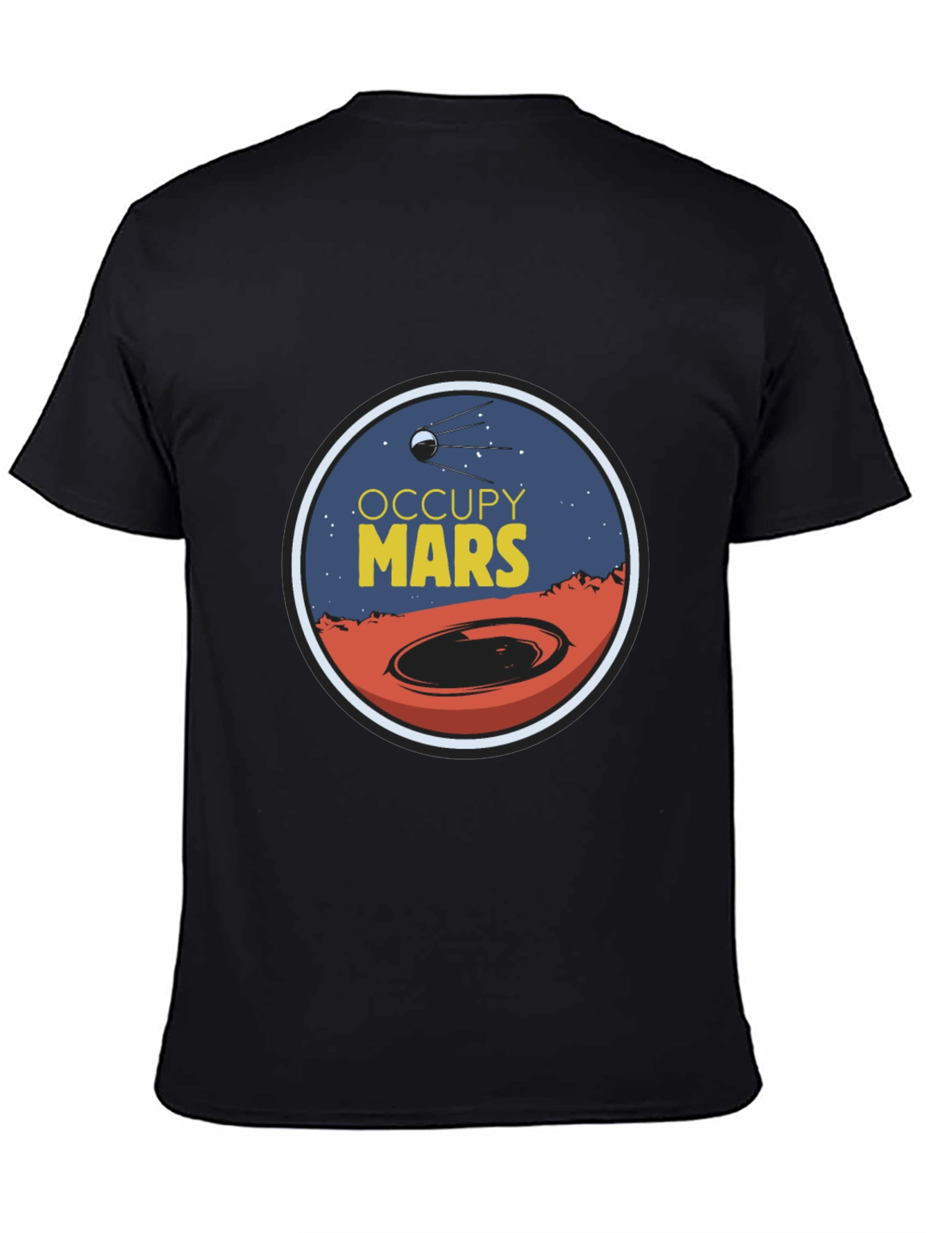 Occupy Mars Graphic Tee - Space Exploration T-Shirt