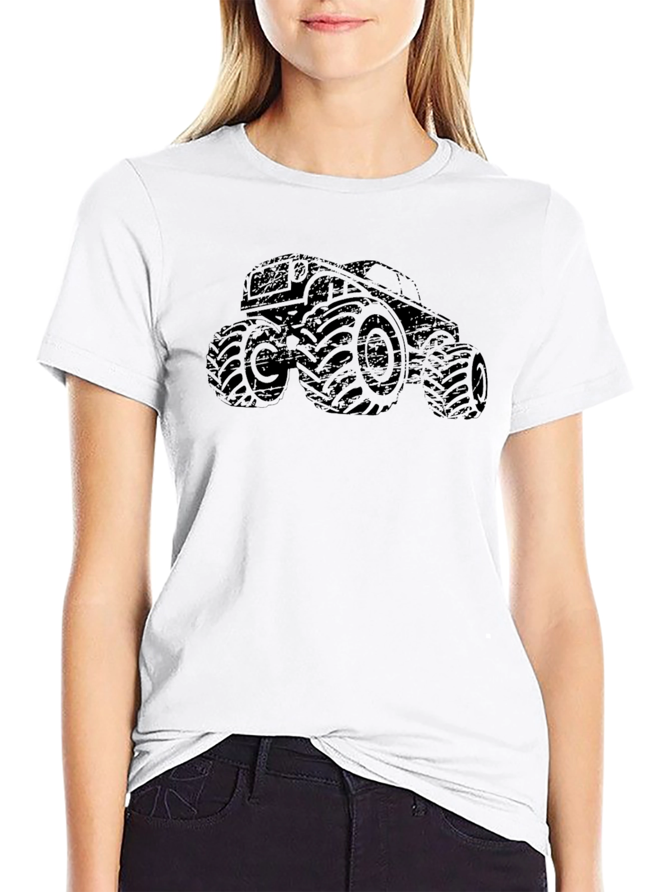 Monster Truck Graphic Tee - Black T-Shirt