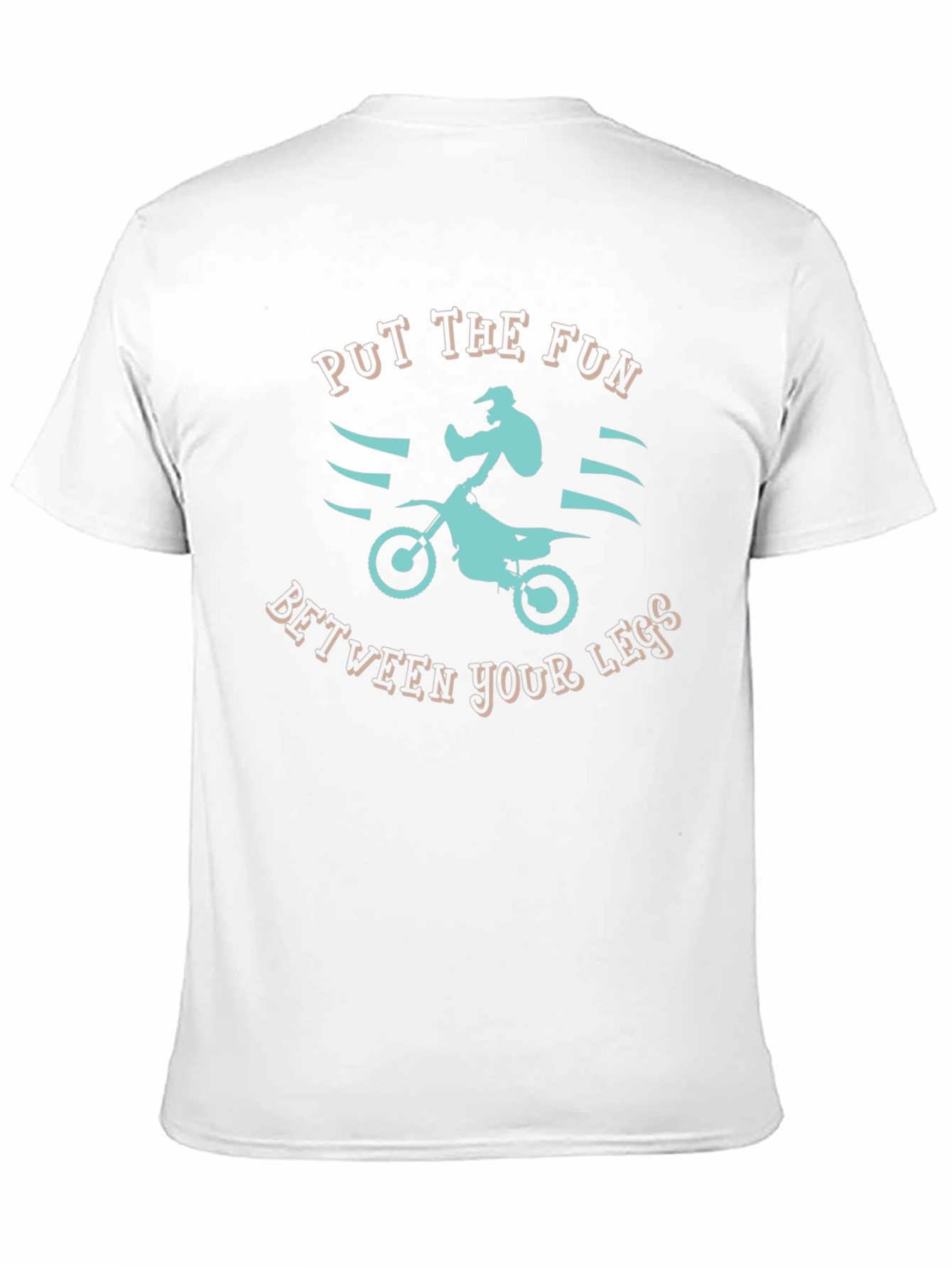 Put the Fun T-Shirt: Motocross Rider Graphic Tee