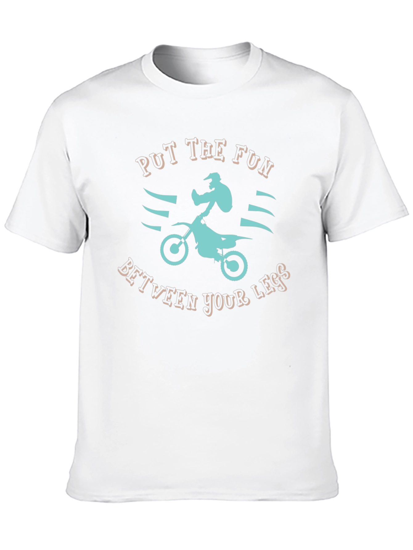 Put the Fun T-Shirt: Motocross Rider Graphic Tee