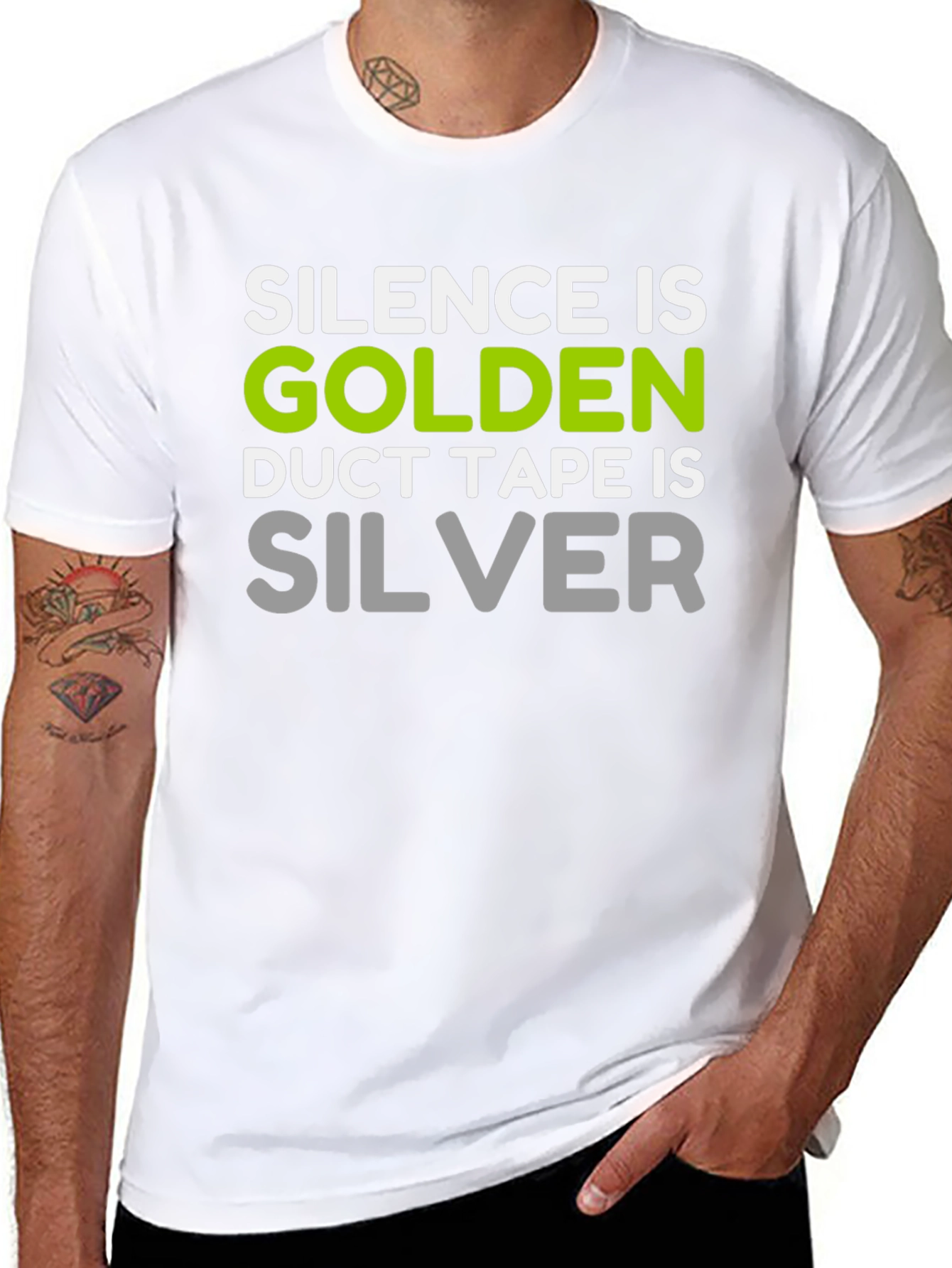 Silence is Golden Funny T-Shirt