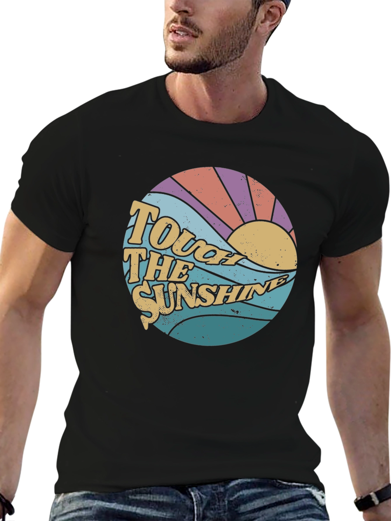 Touch The Sunshine Retro Graphic Tee