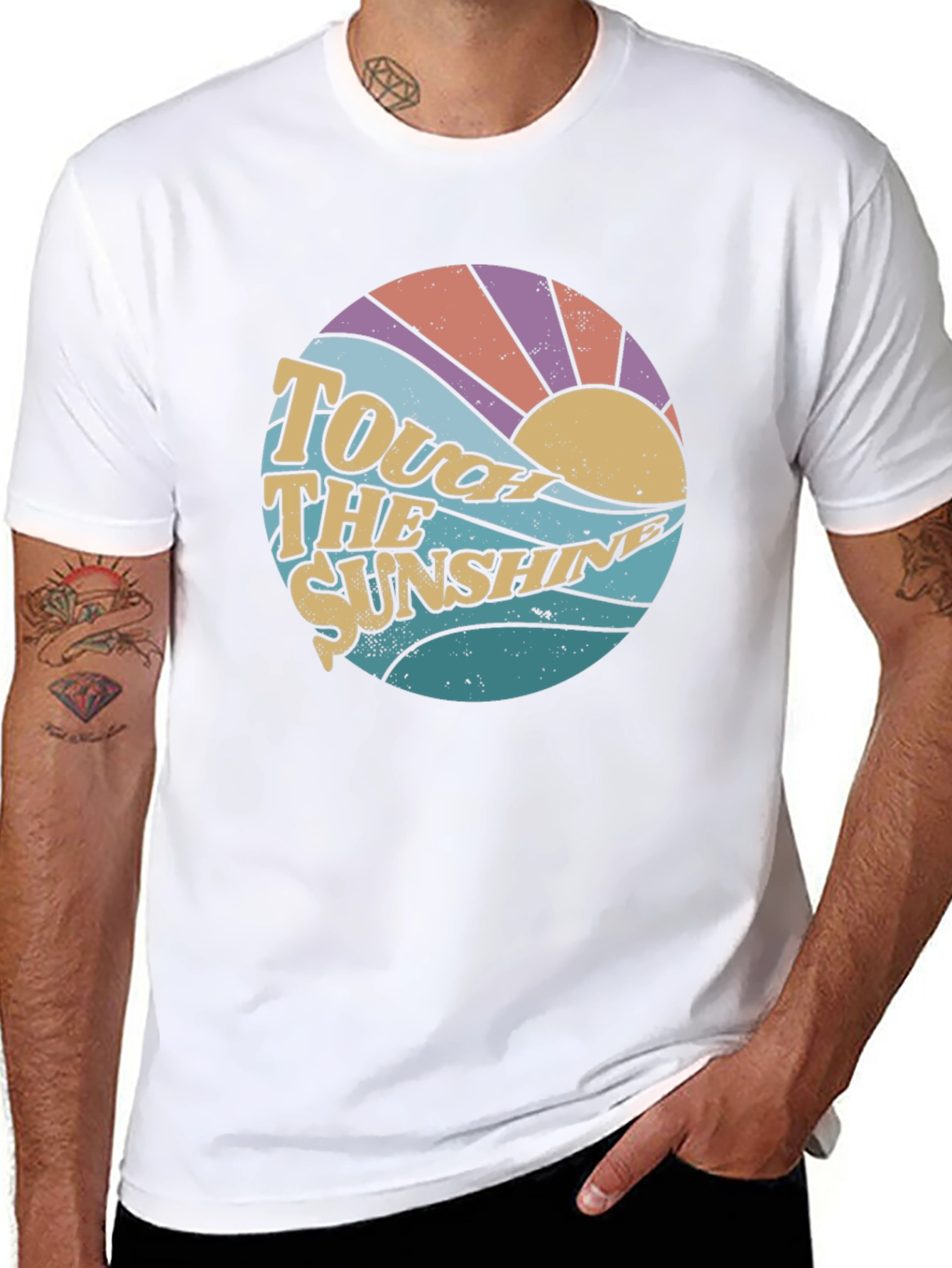 Touch The Sunshine Retro Graphic Tee